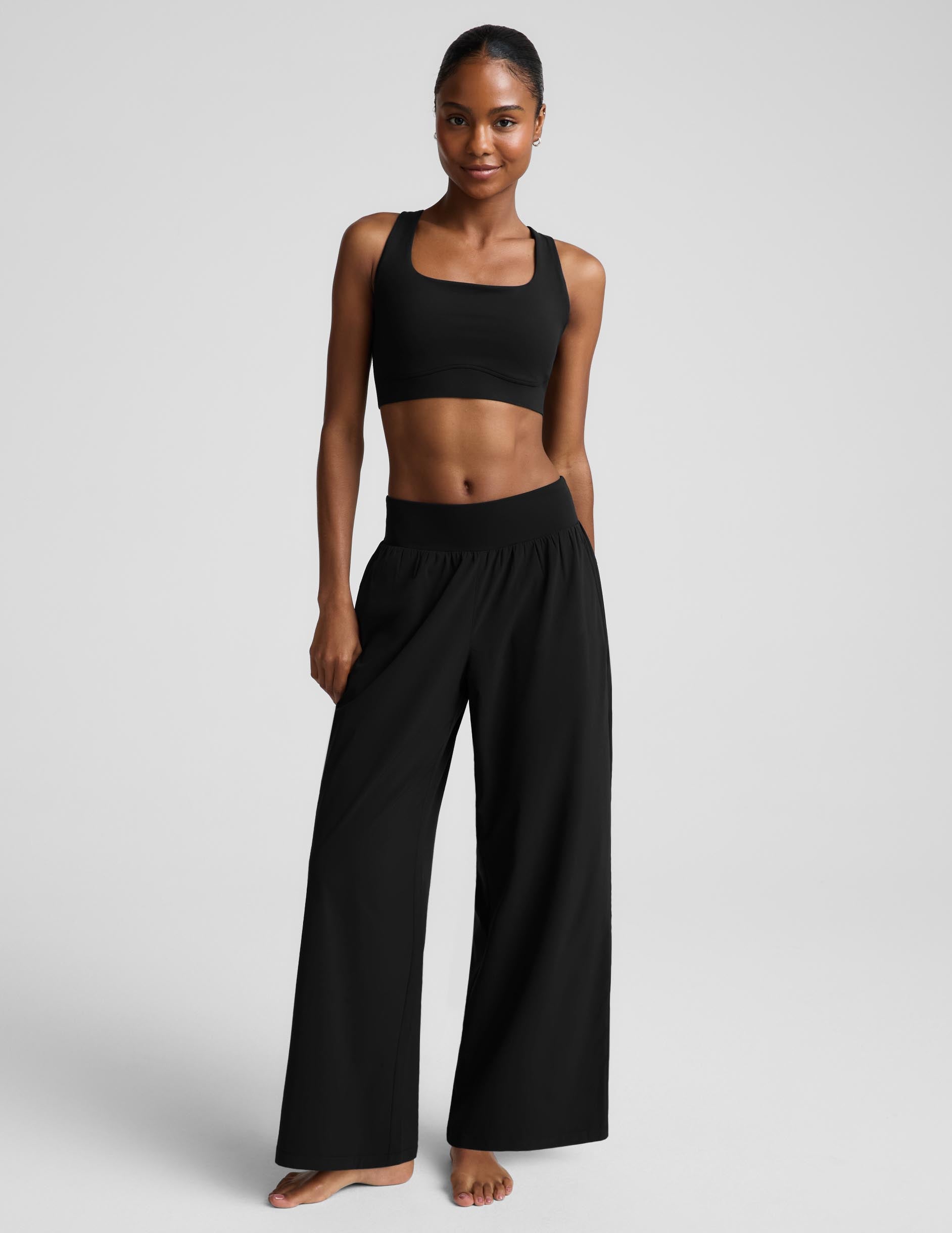 glowzone™ Hybrid Straight Leg Pant 29" - Black