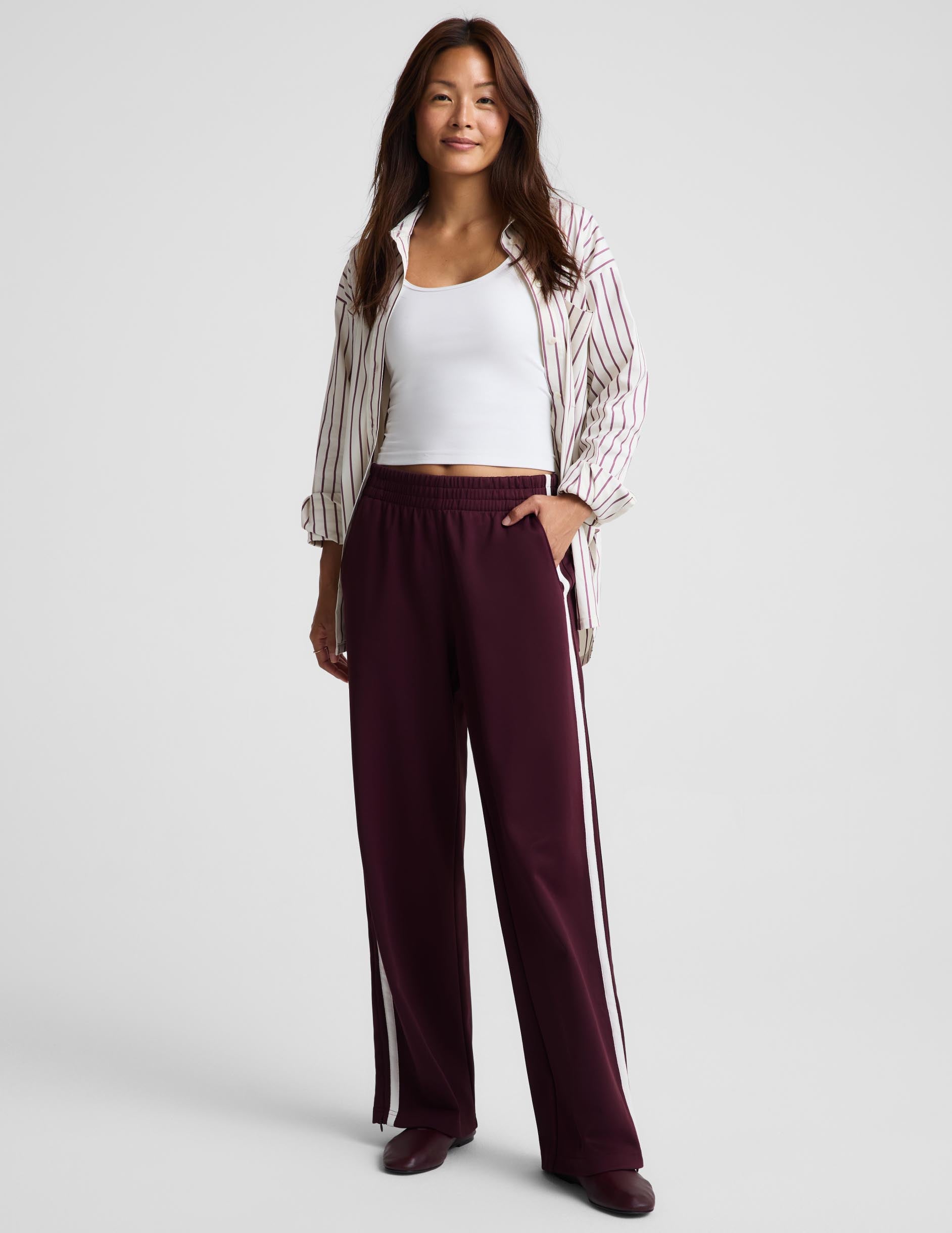 That Tracks Pant 31" - Cabernet