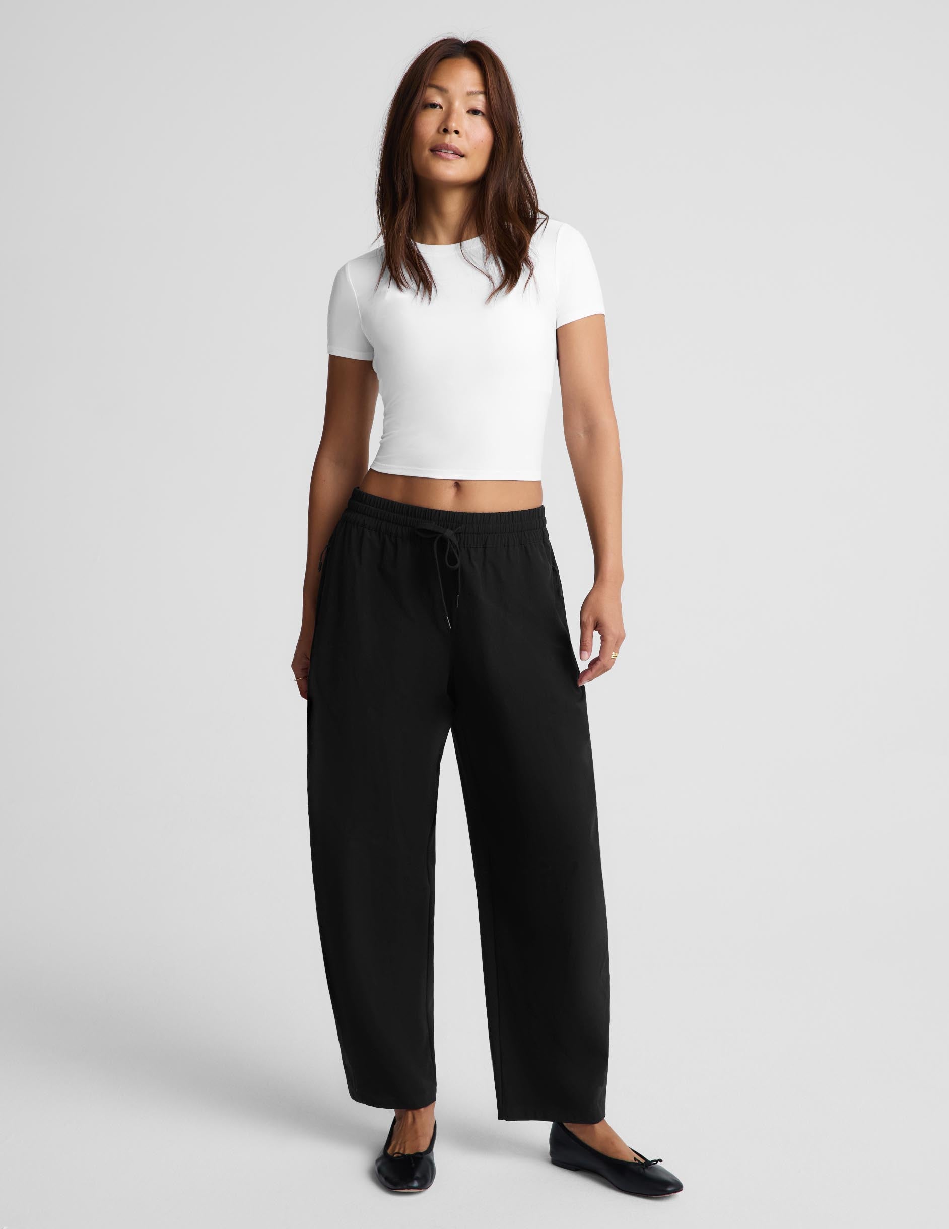 Peak Barrel Pant - Black