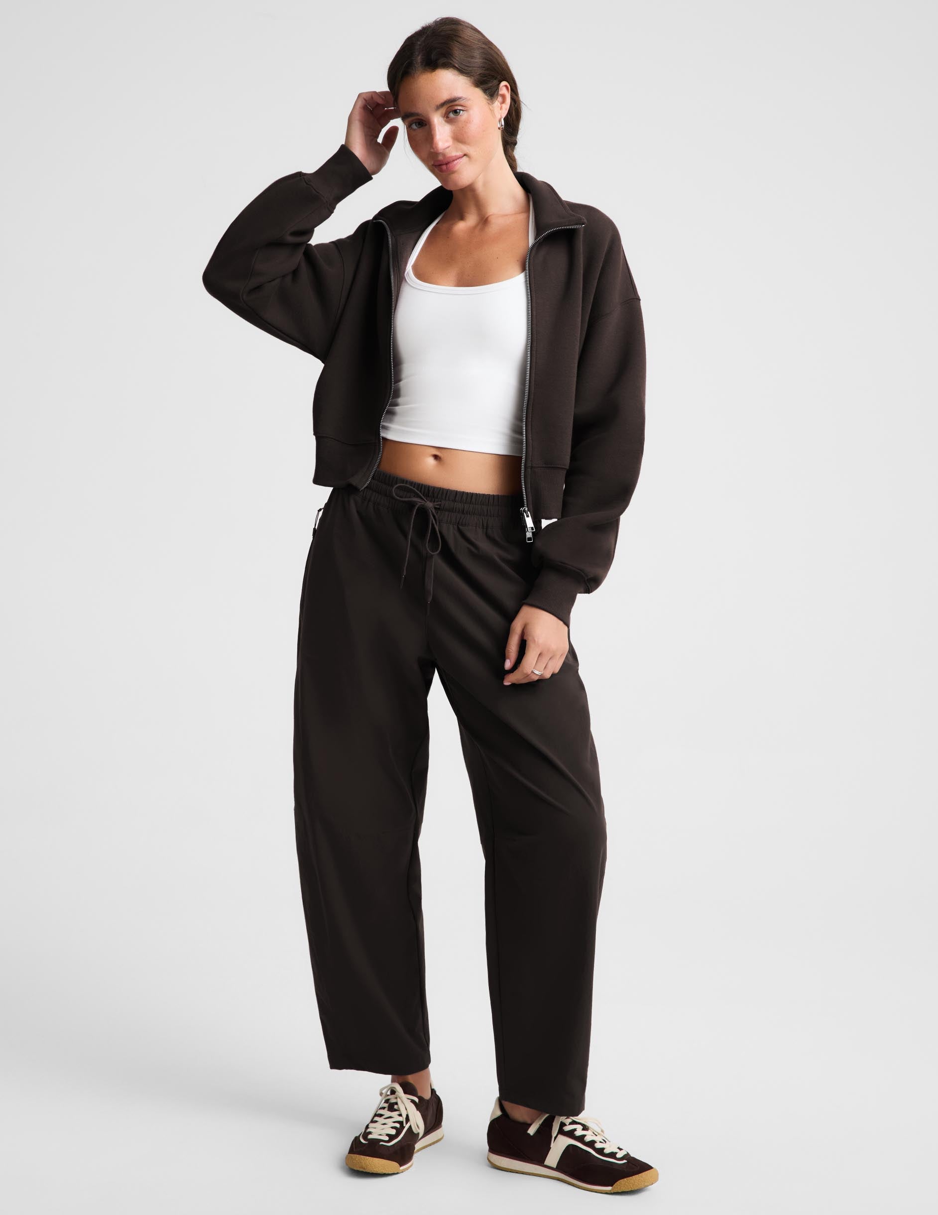 Peak Barrel Pant - Dark Chocolate