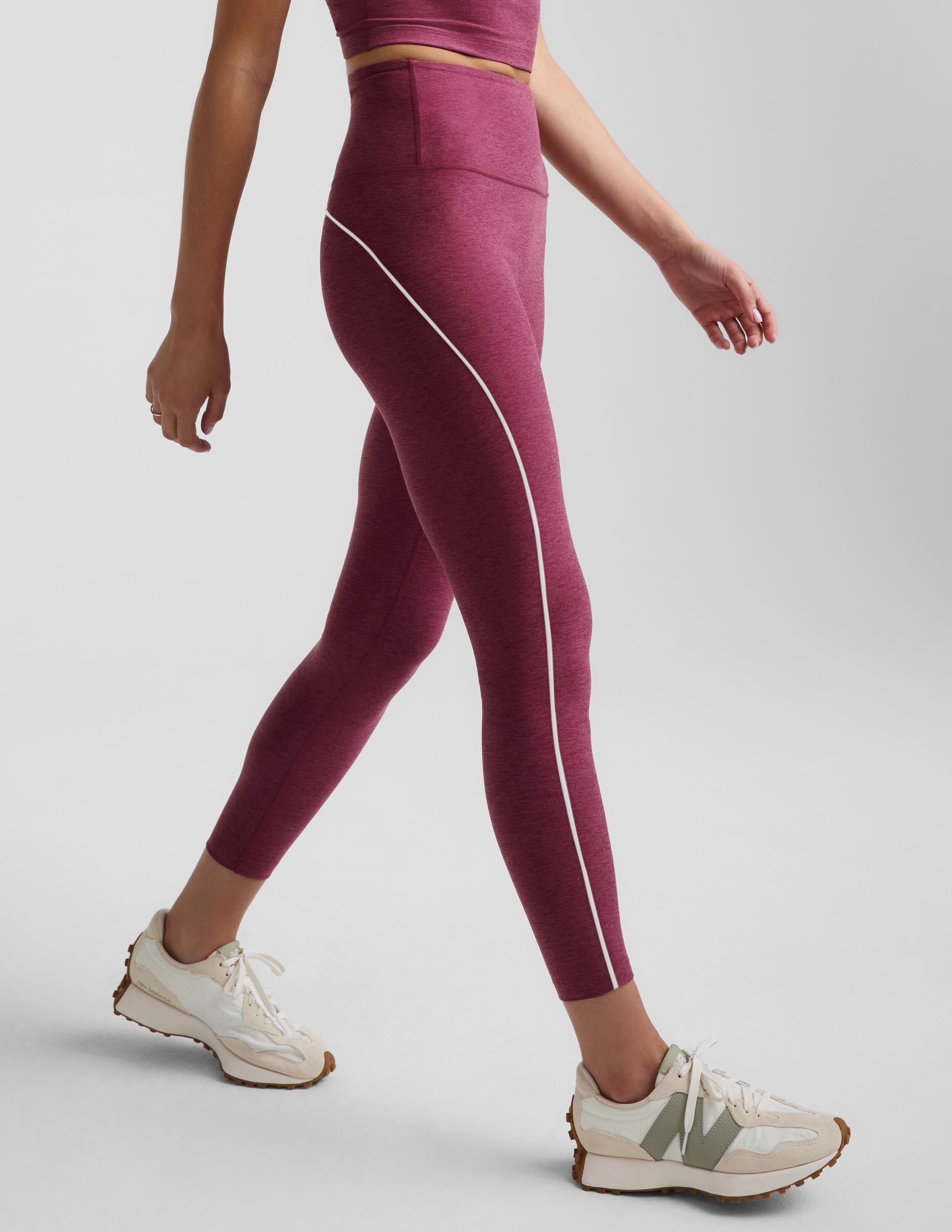 Spacedye™ Dynamic High Waisted Legging - Pomegranate Heather