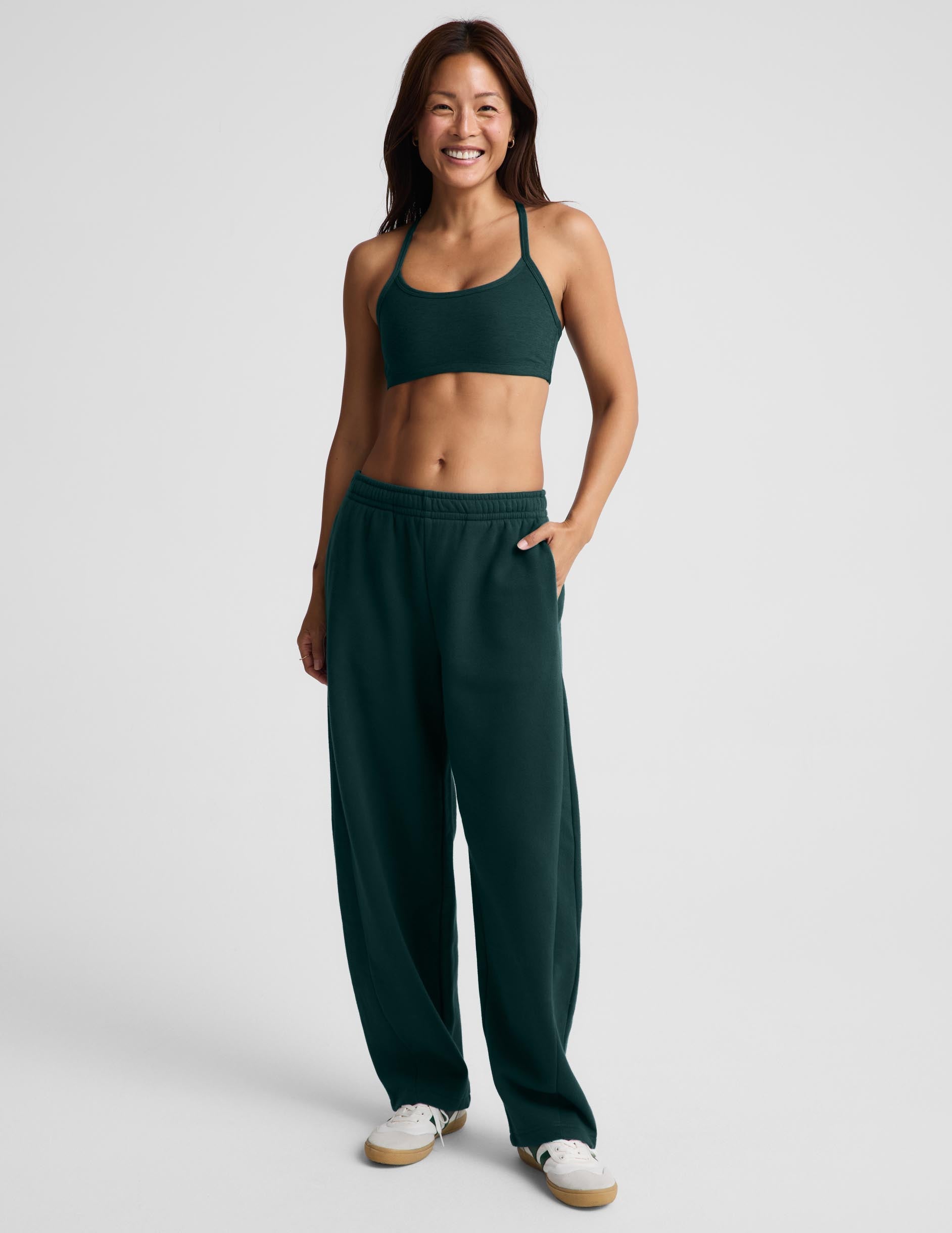 LuxeFleece 2.0™ Barrel Leg Sweatpant - Dark Ivy