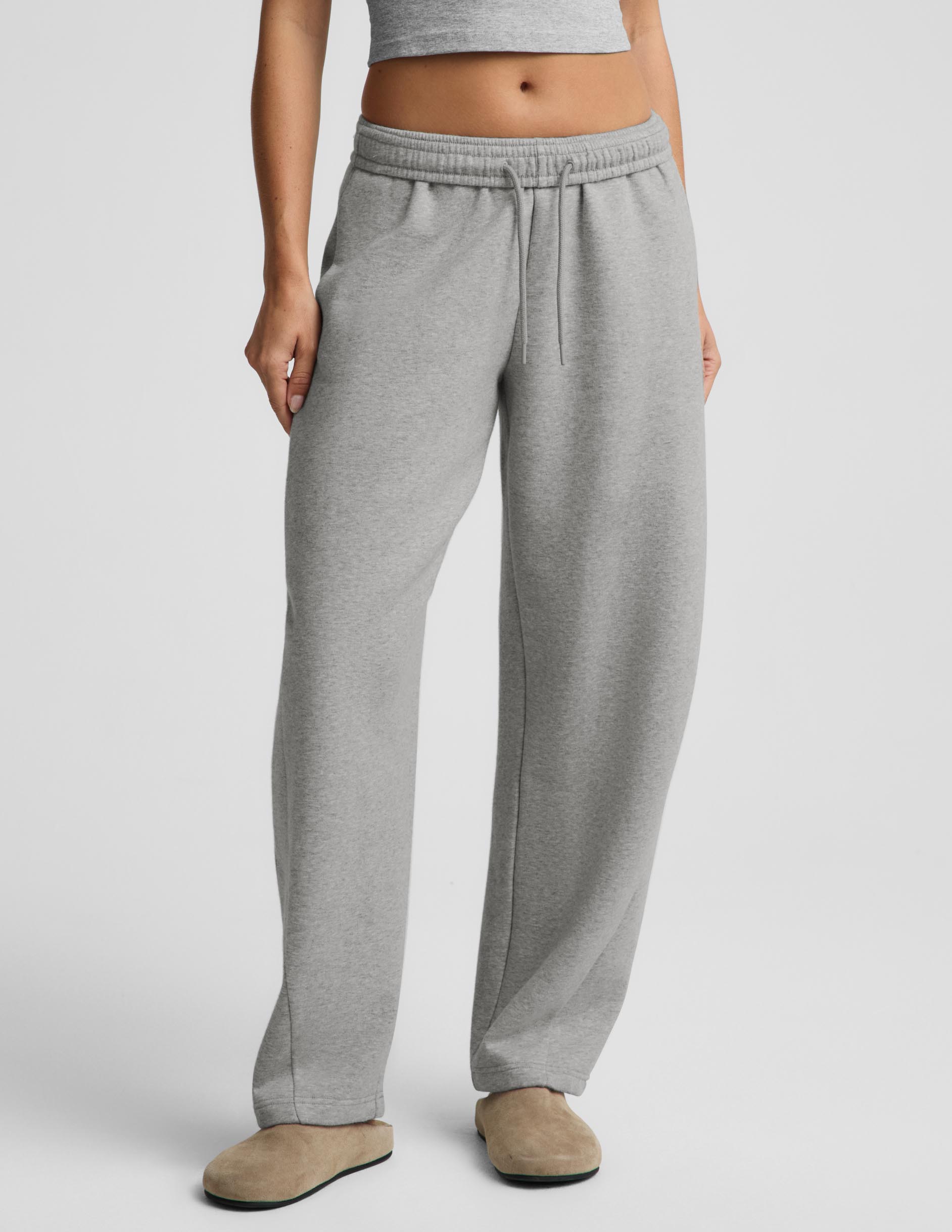 LuxeFleece 2.0™ Barrel Leg Sweatpant - Heather Gray