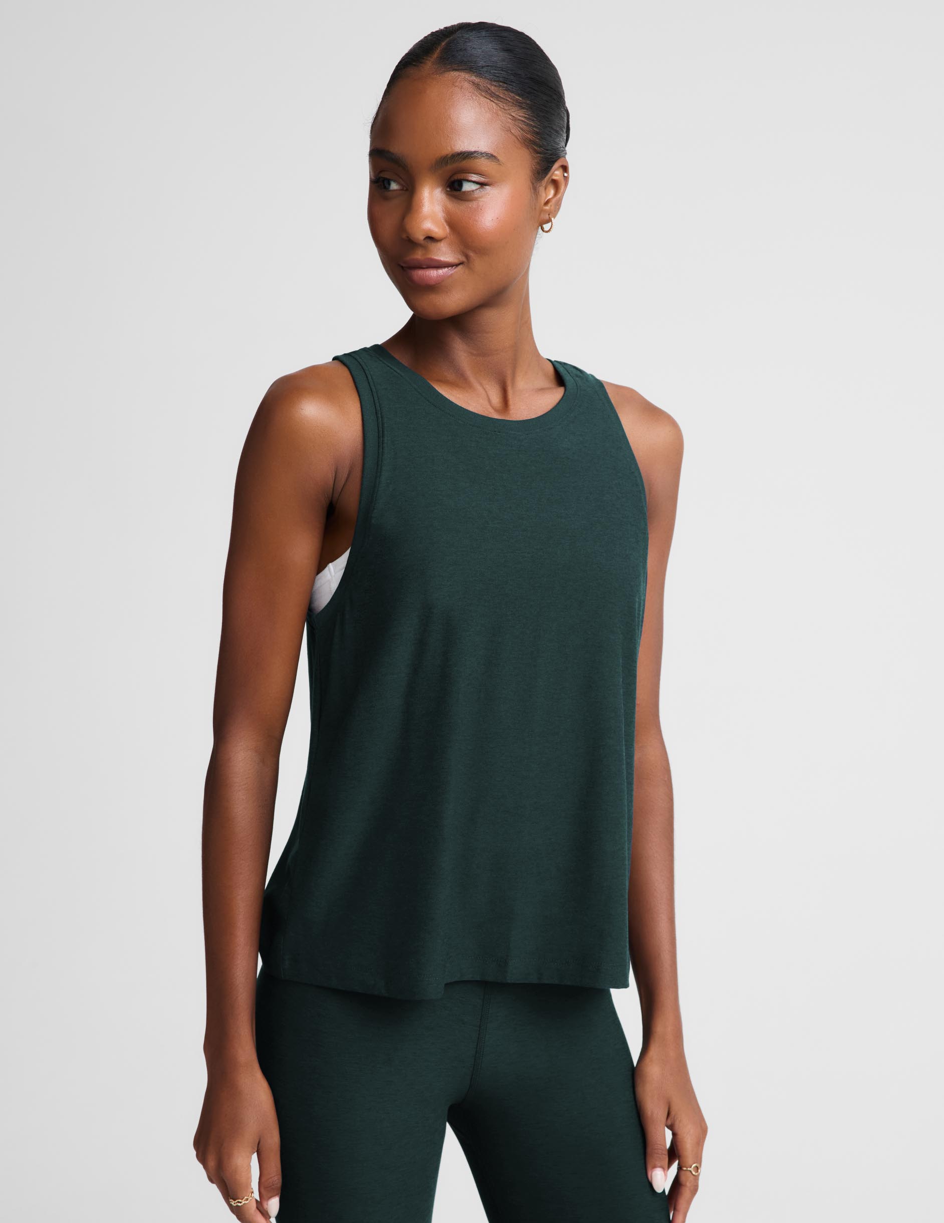 Featherweight Rebalance Tank - Dark Ivy Heather