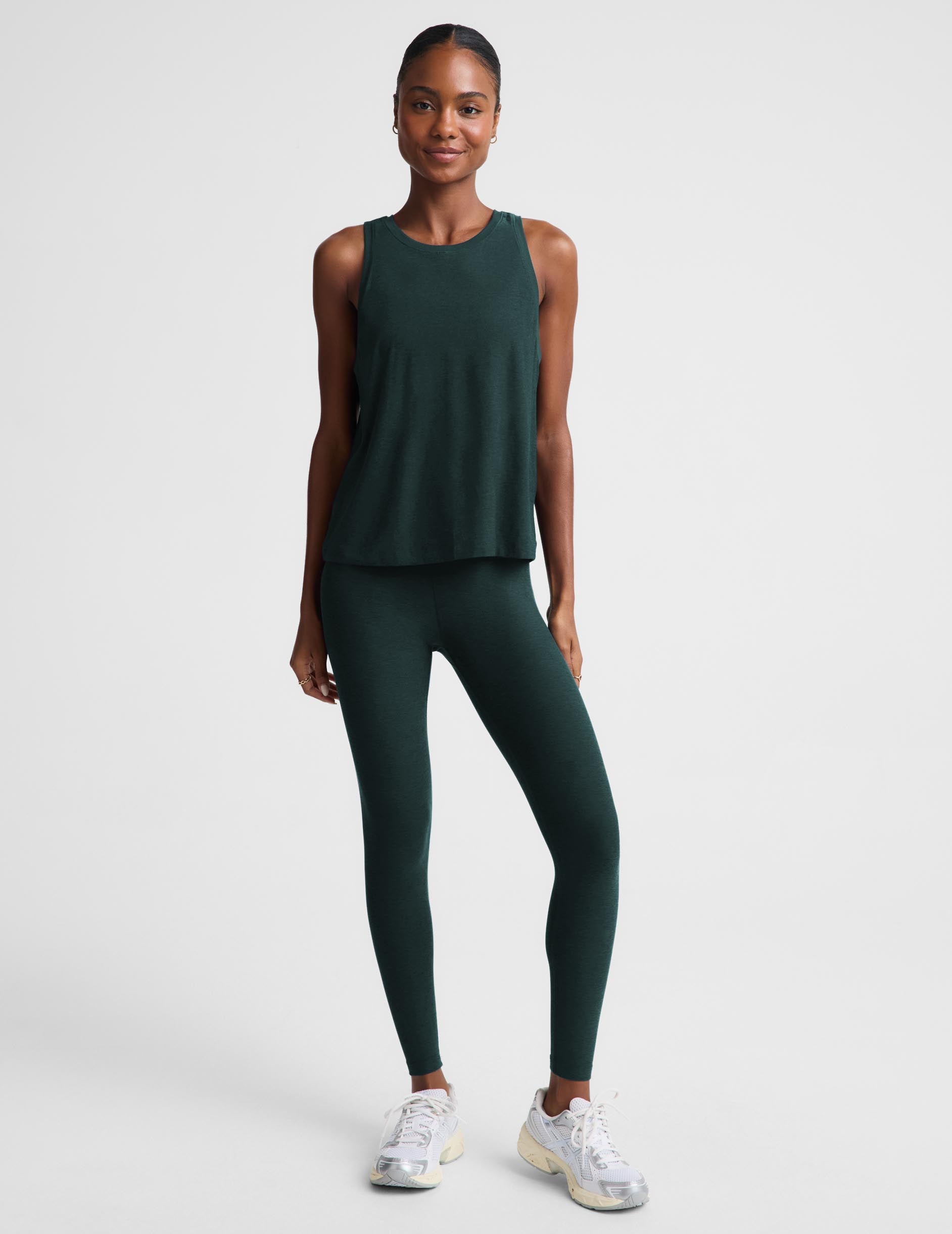 Featherweight Rebalance Tank - Dark Ivy Heather