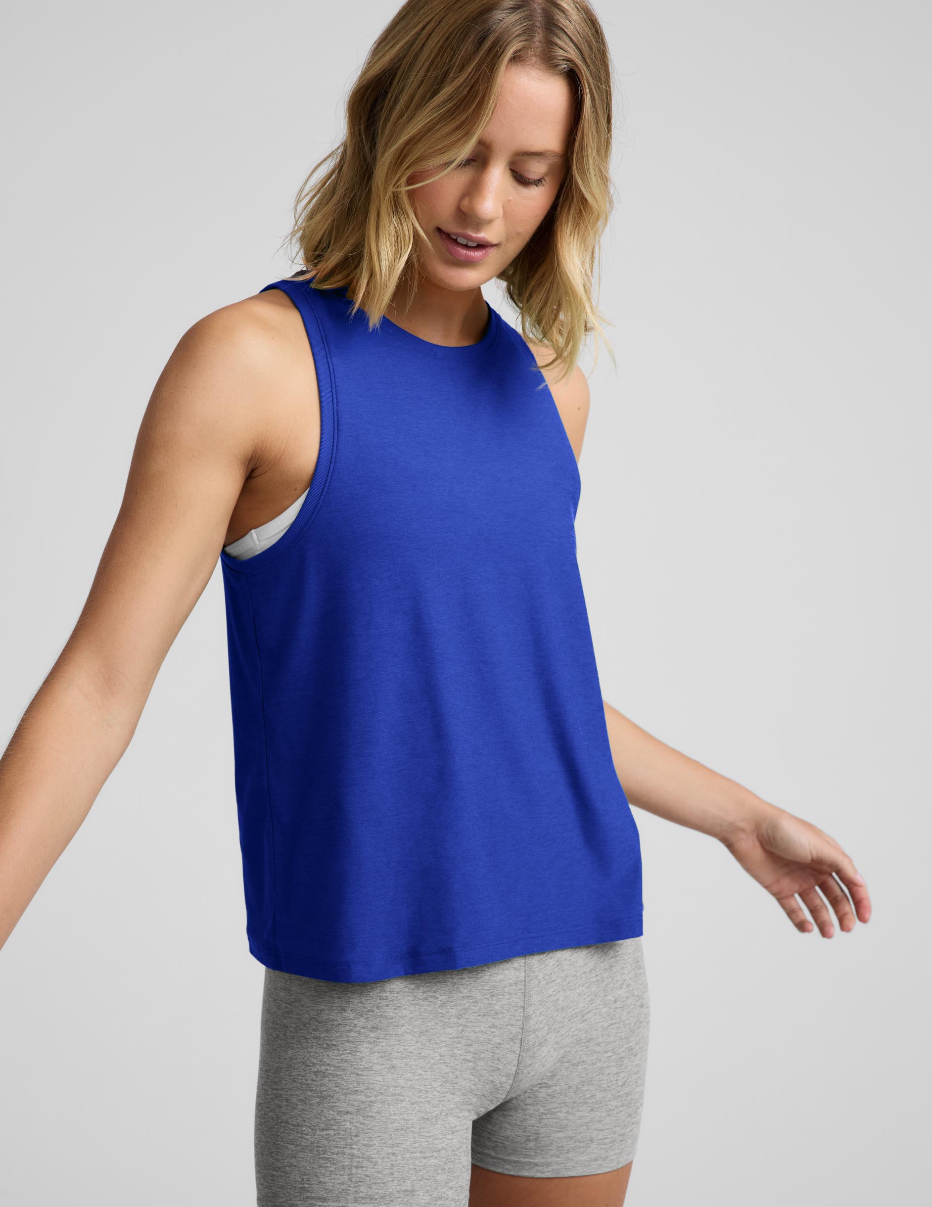 Featherweight Rebalance Tank - Ultra Blue Heather
