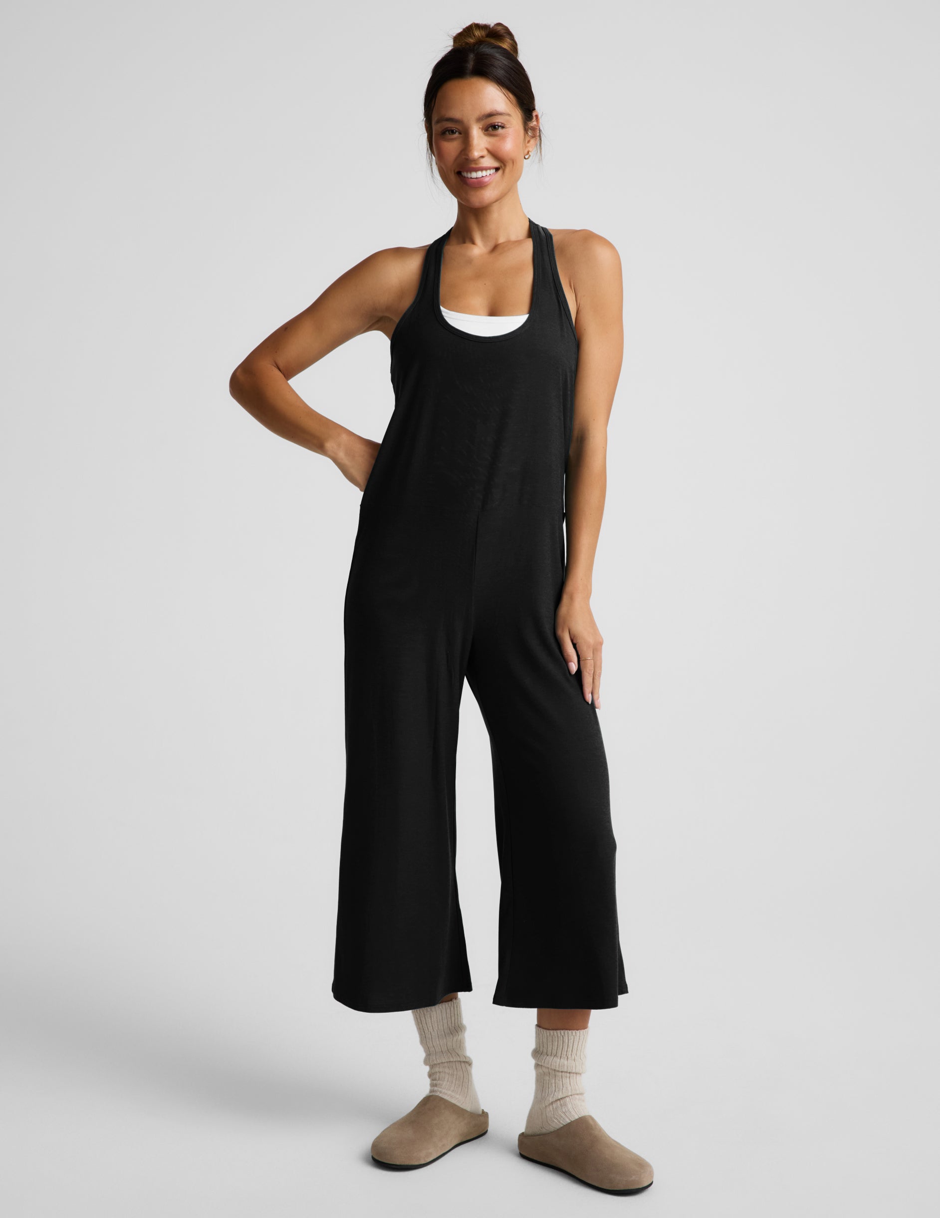 Featherweight Hang Loose Jumpsuit - Darkest Night