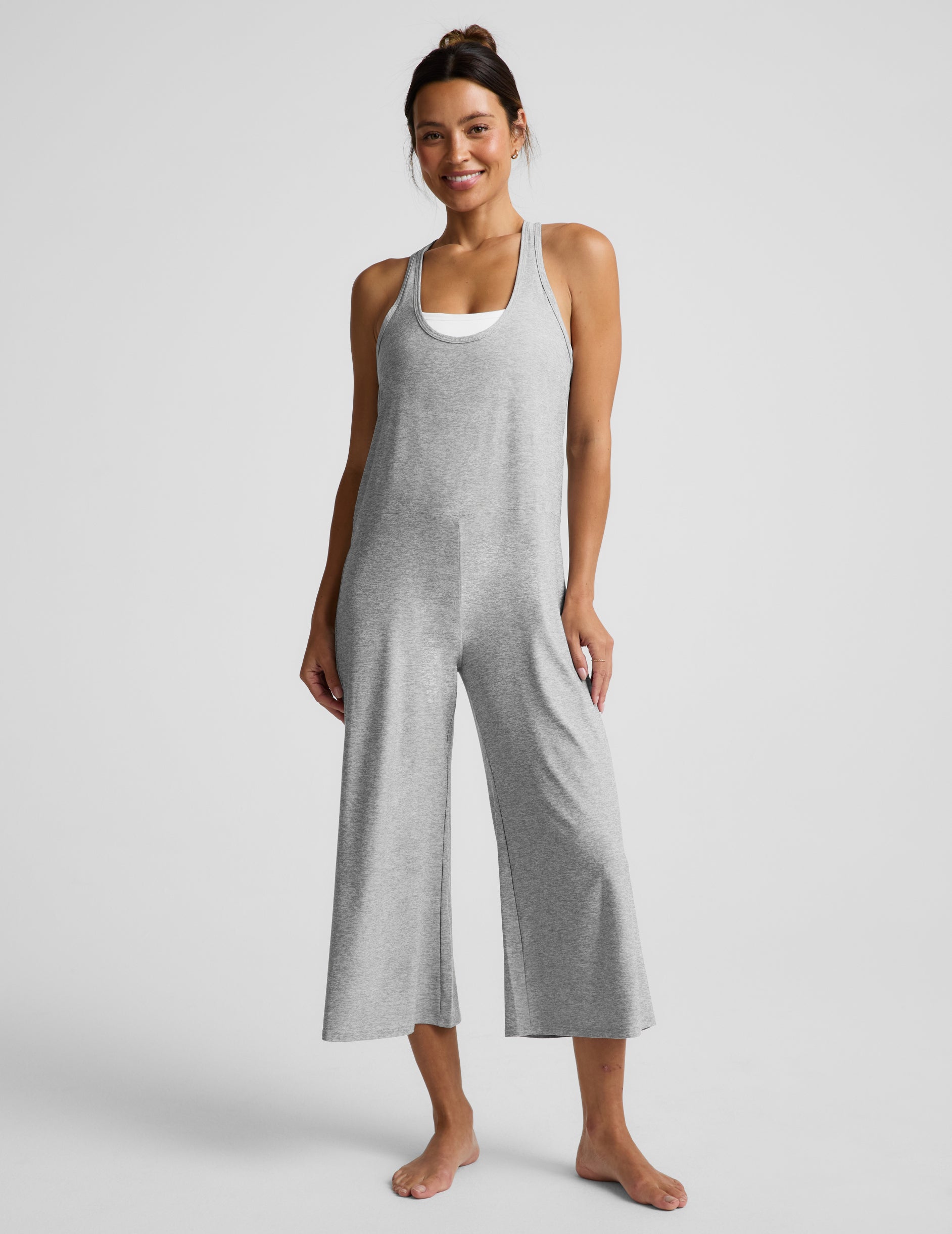 Featherweight Hang Loose Jumpsuit - Silver Mist