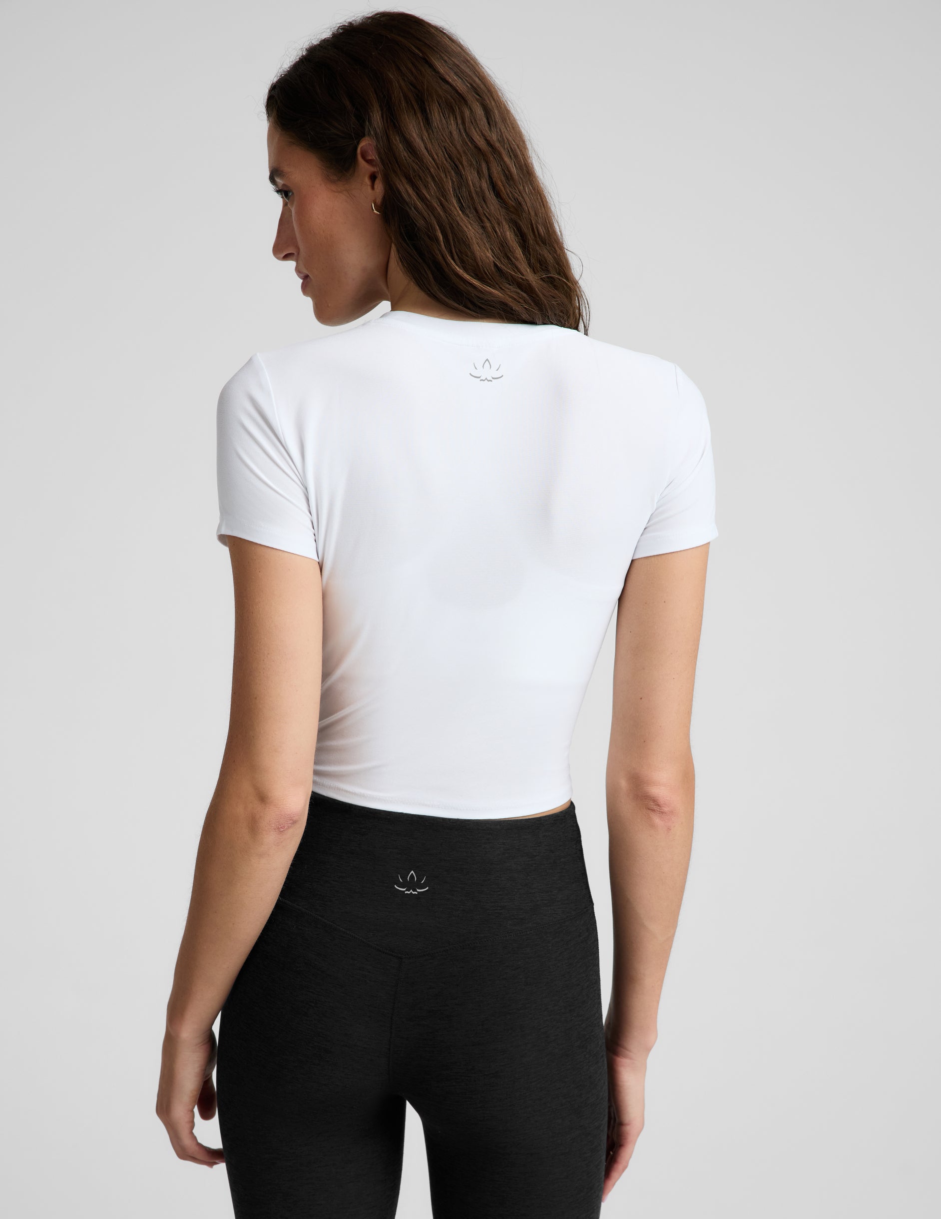 Featherweight Cropped Tee - Cloud White