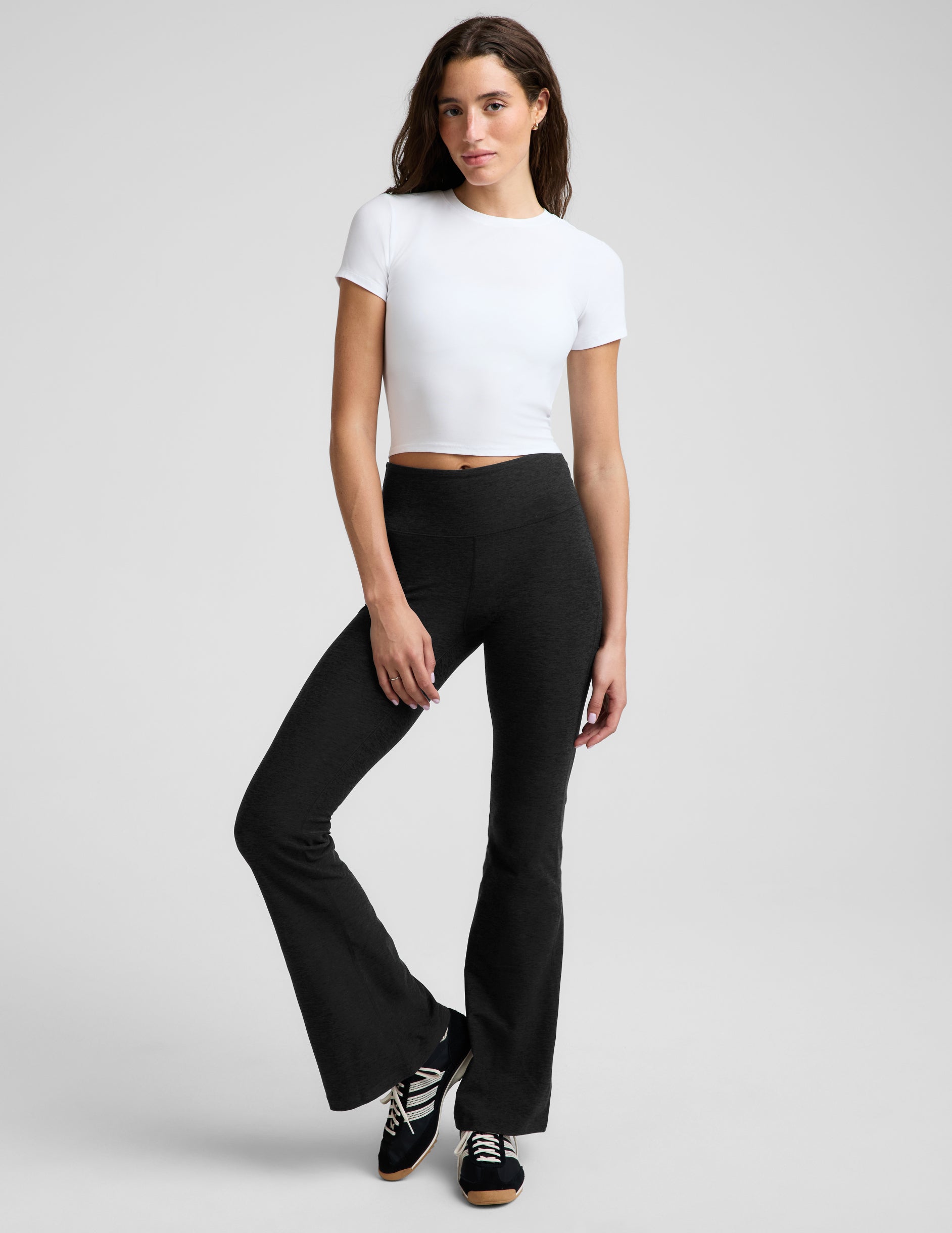Featherweight Cropped Tee - Cloud White