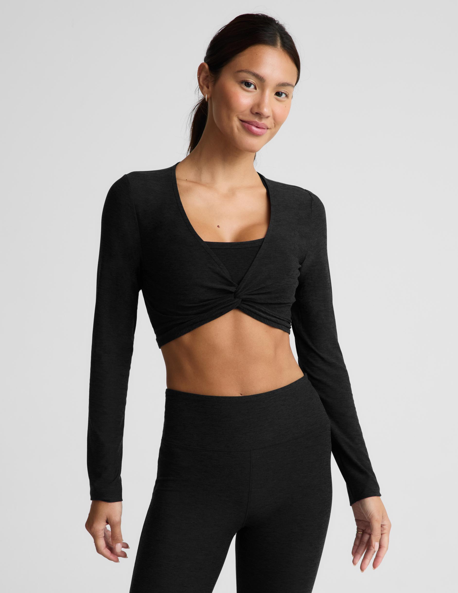 Featherweight Plie Long Sleeve - Darkest Night