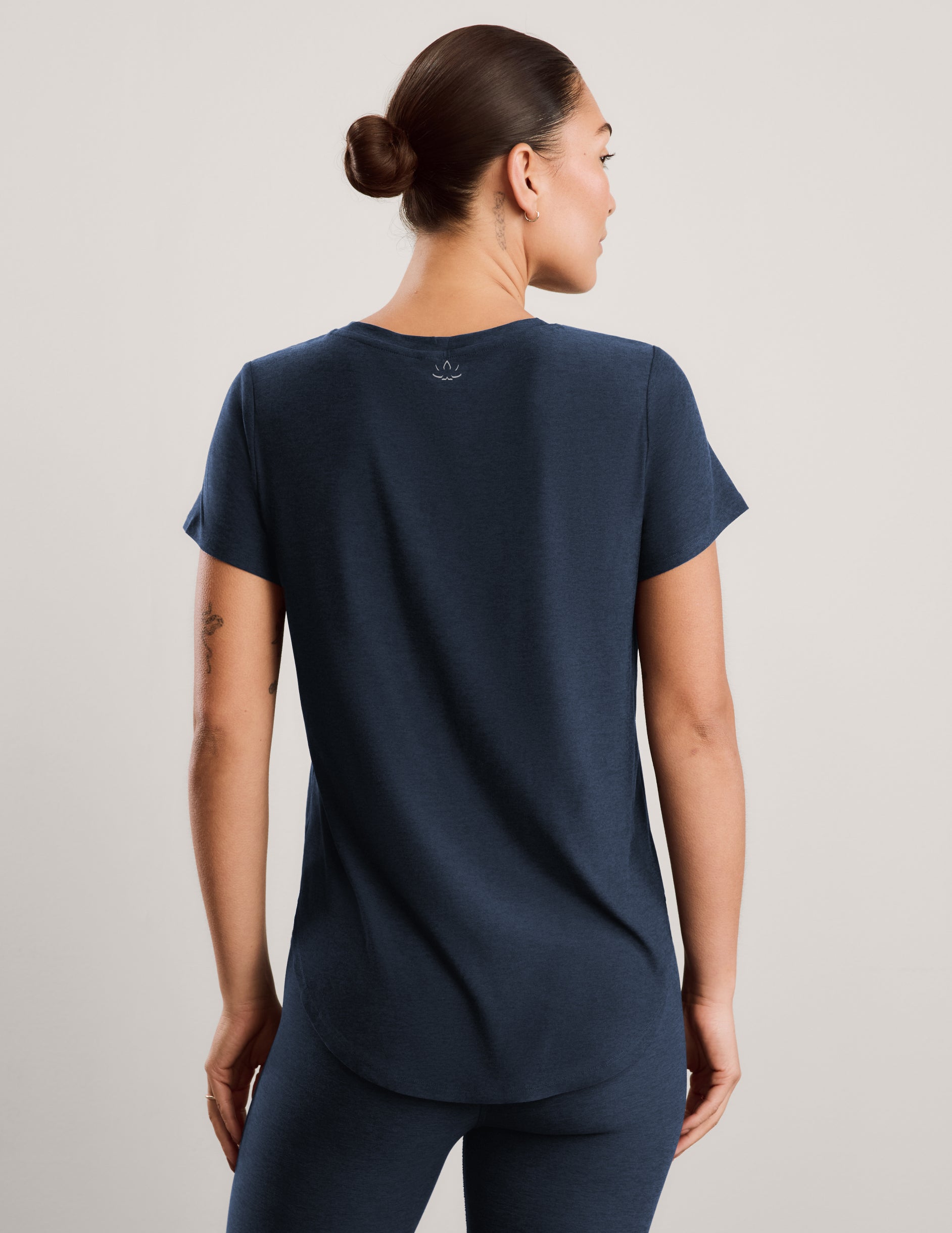 Featherweight On The Down Low Tee - Nocturnal Navy