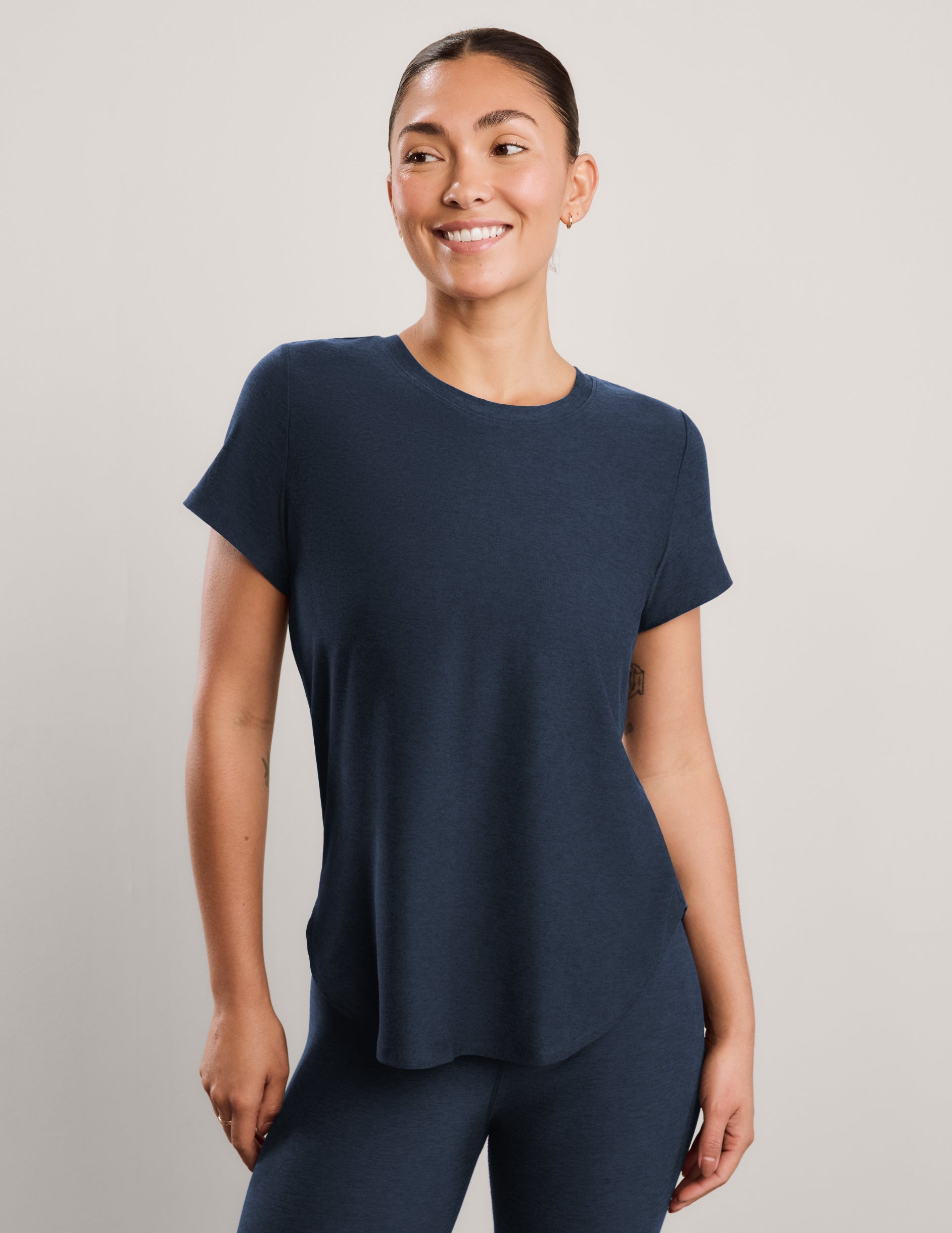 Featherweight On The Down Low Tee - Nocturnal Navy