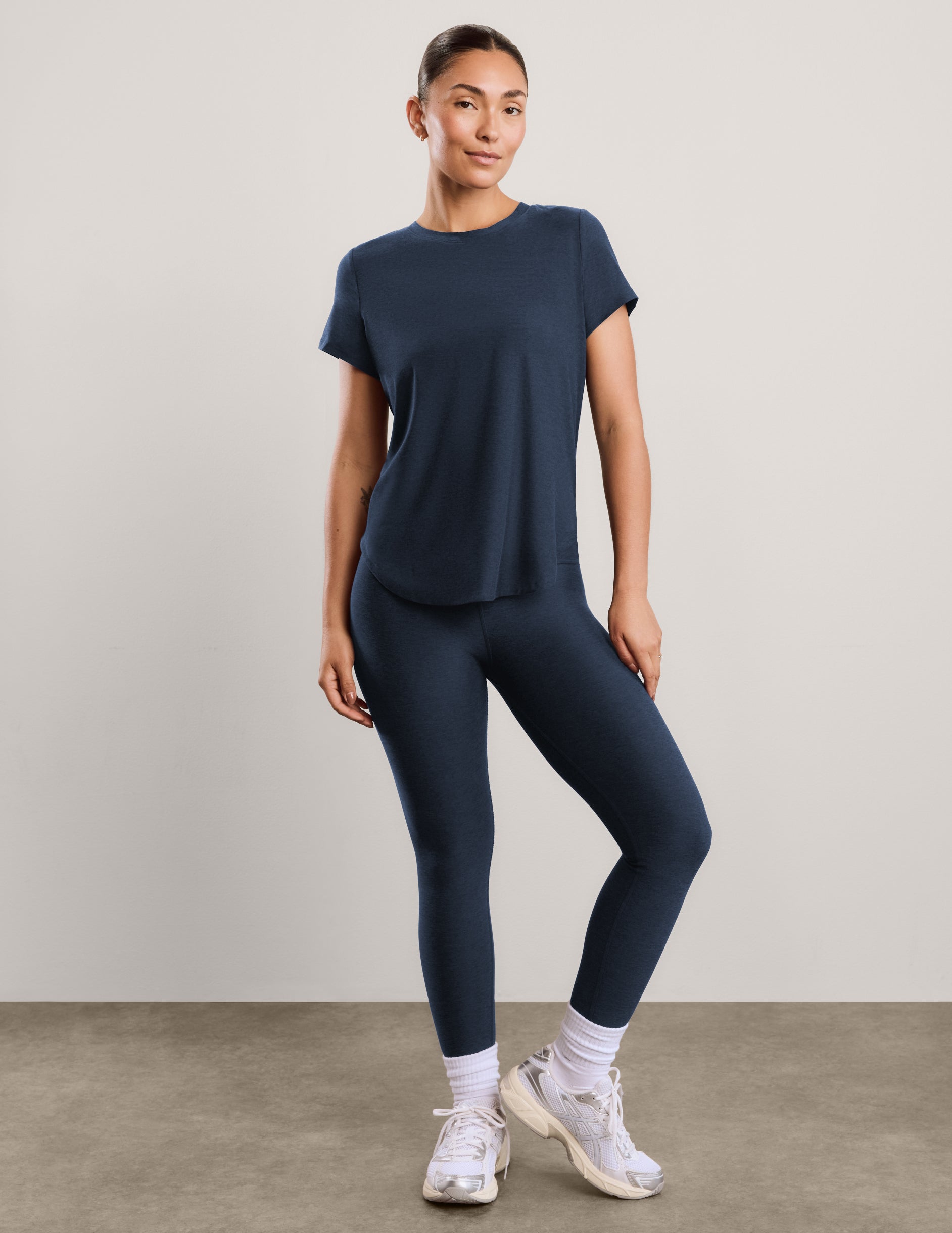 Featherweight On The Down Low Tee - Nocturnal Navy