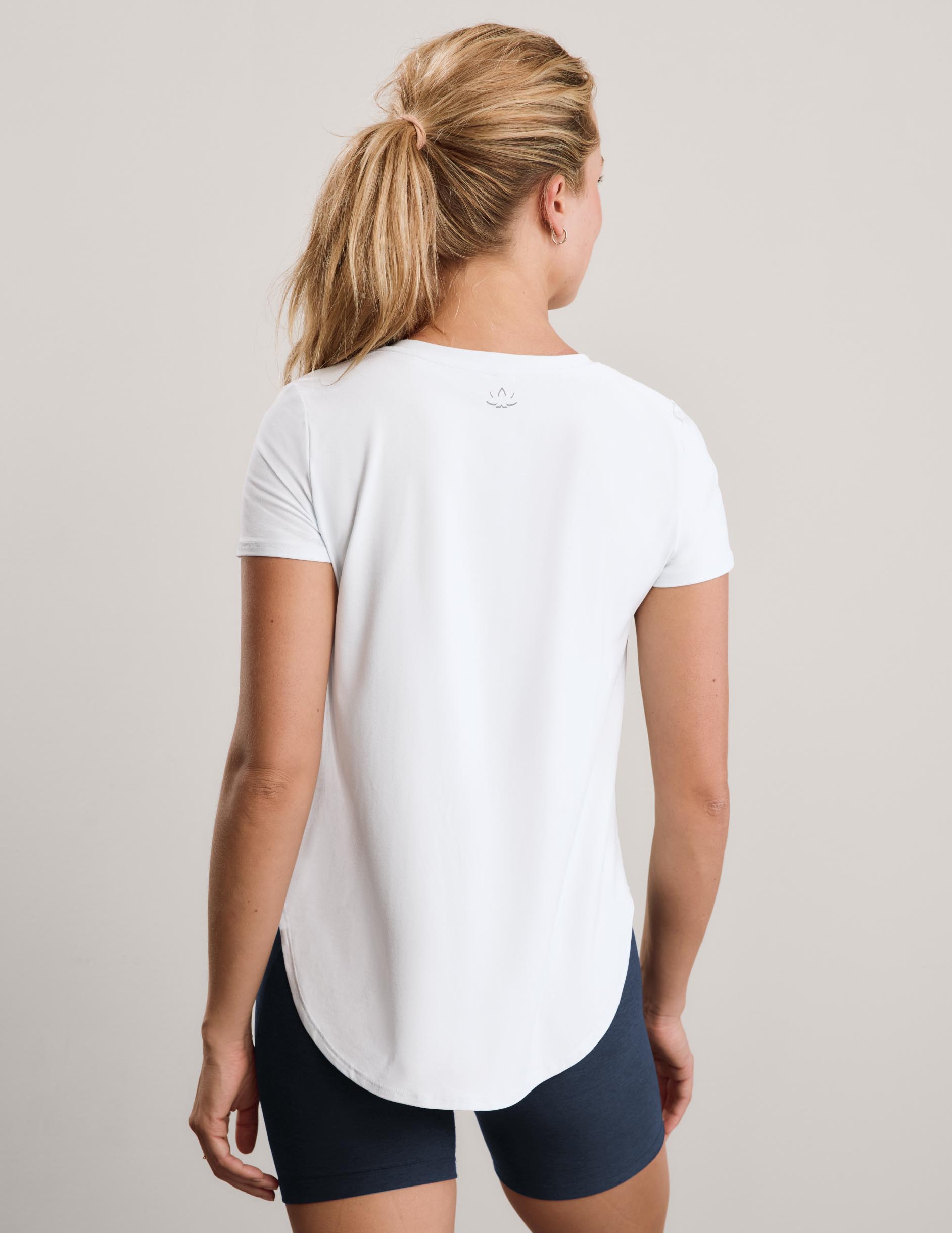 Featherweight On The Down Low Tee - Cloud White