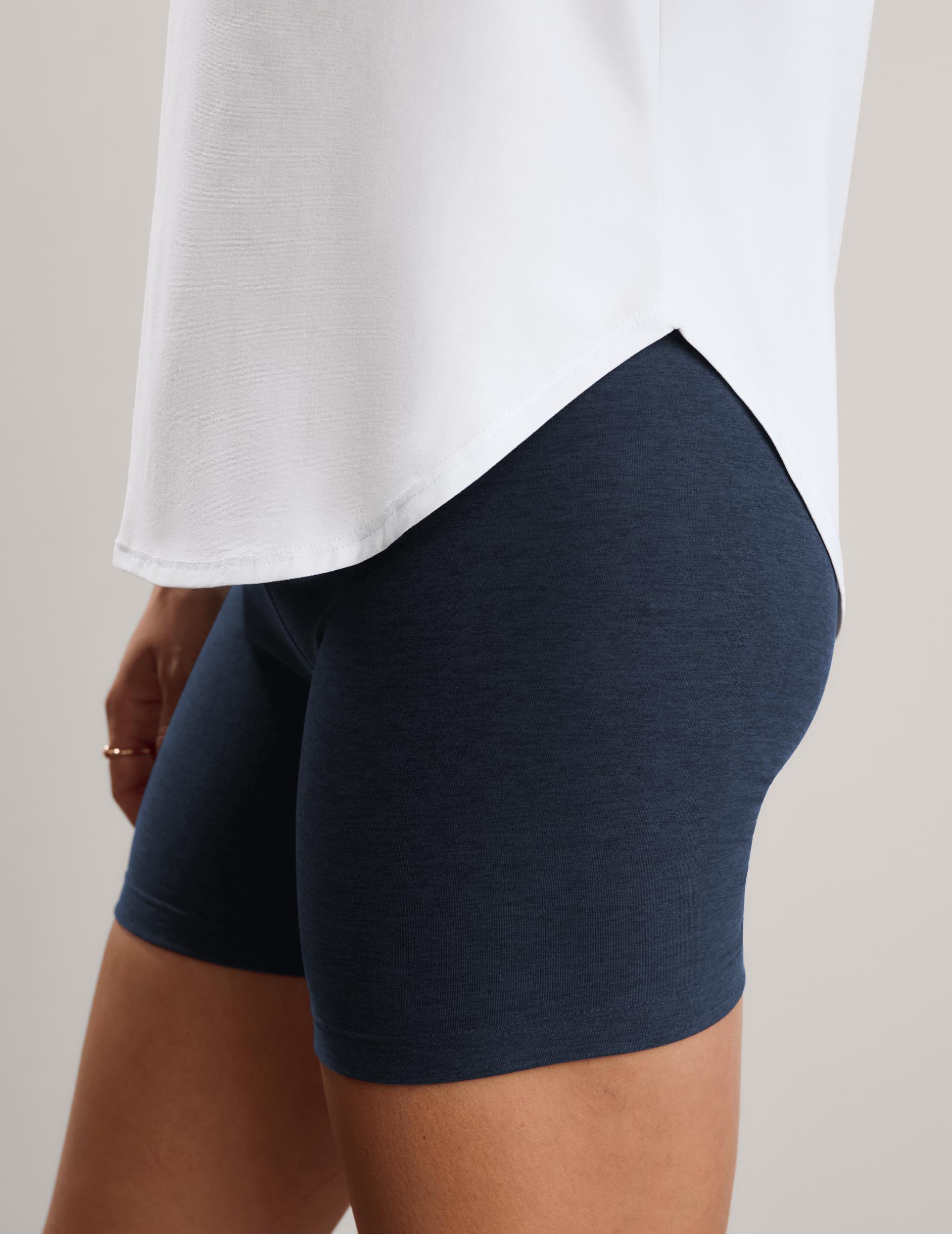 Featherweight On The Down Low Tee - Cloud White