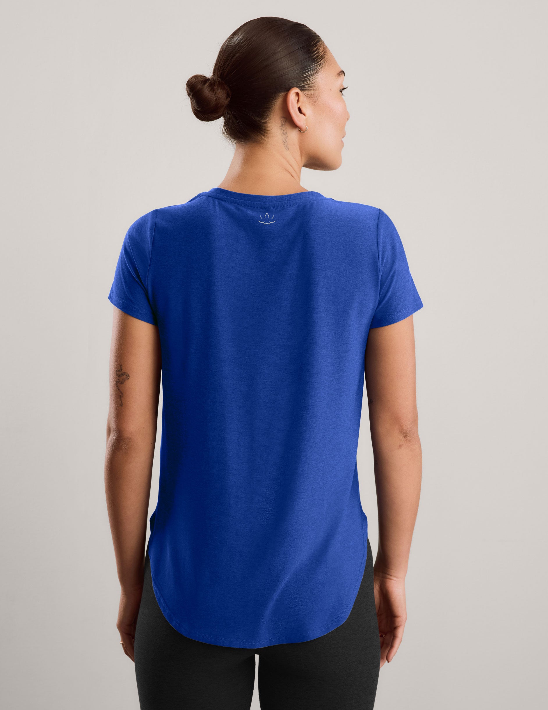 Featherweight On The Down Low Tee - Ultra Blue Heather