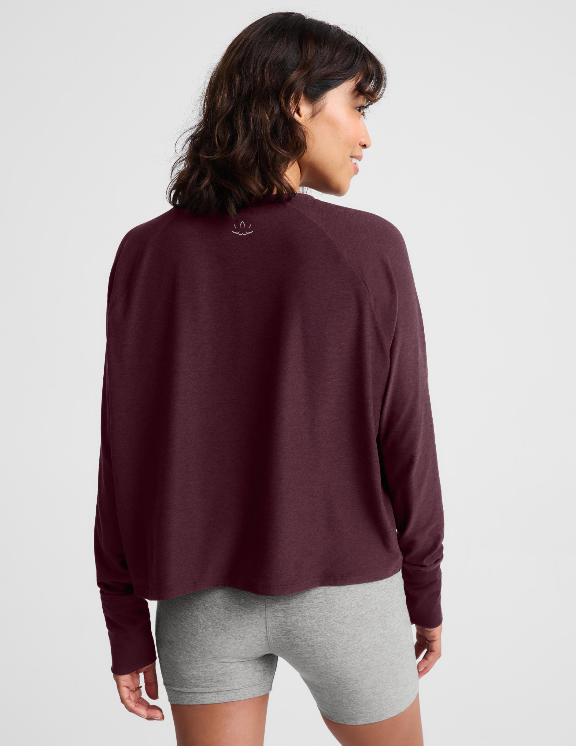 Featherweight Daydreamer Pullover - Cabernet Heather