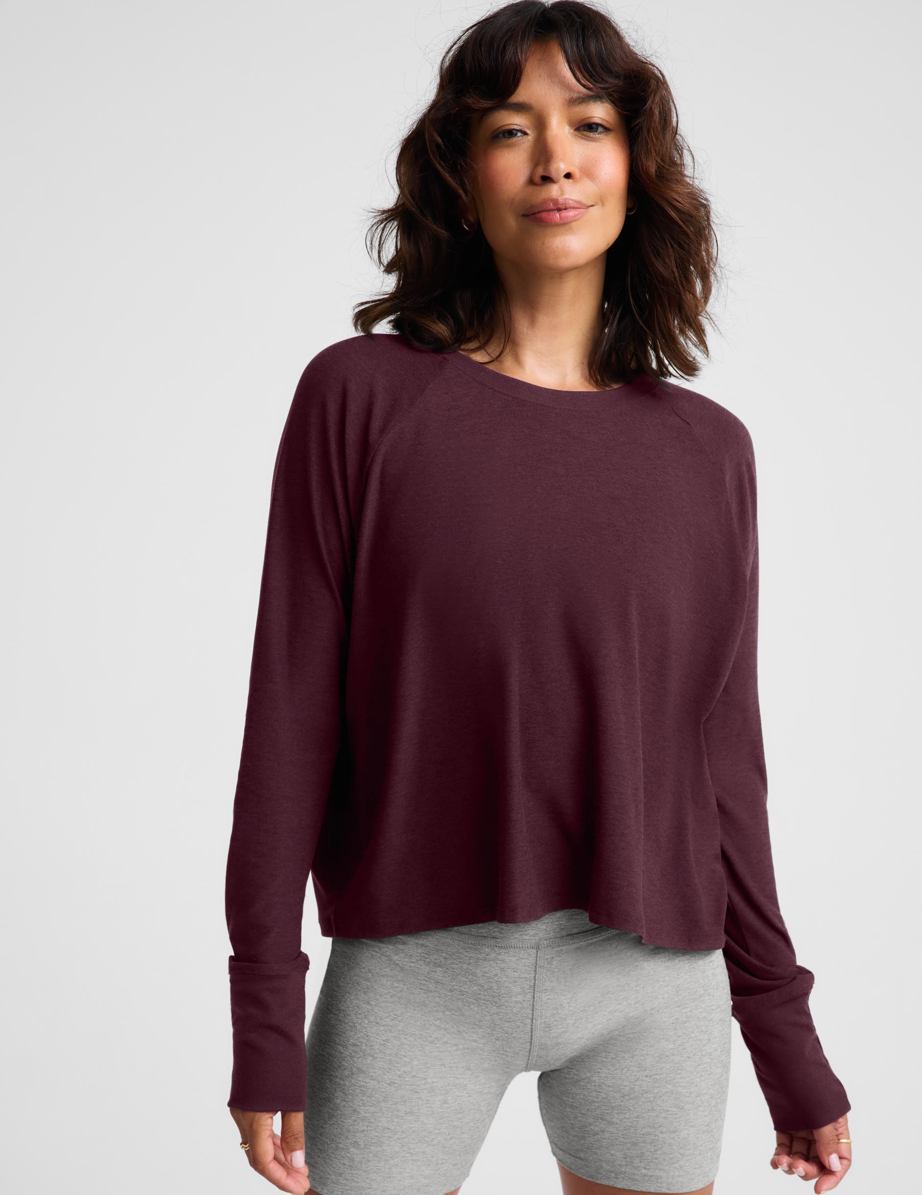 Featherweight Daydreamer Pullover - Cabernet Heather