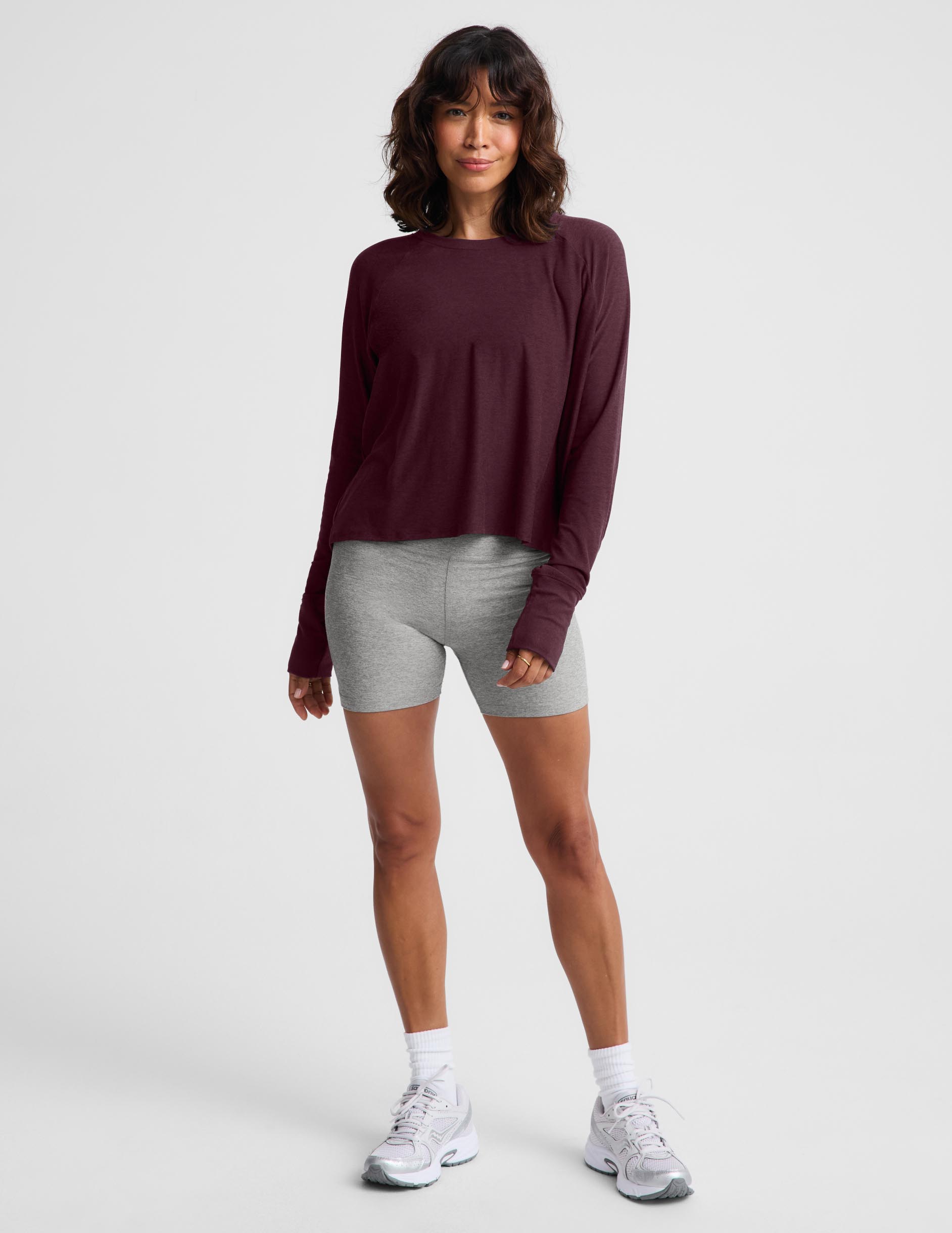 Featherweight Daydreamer Pullover - Cabernet Heather