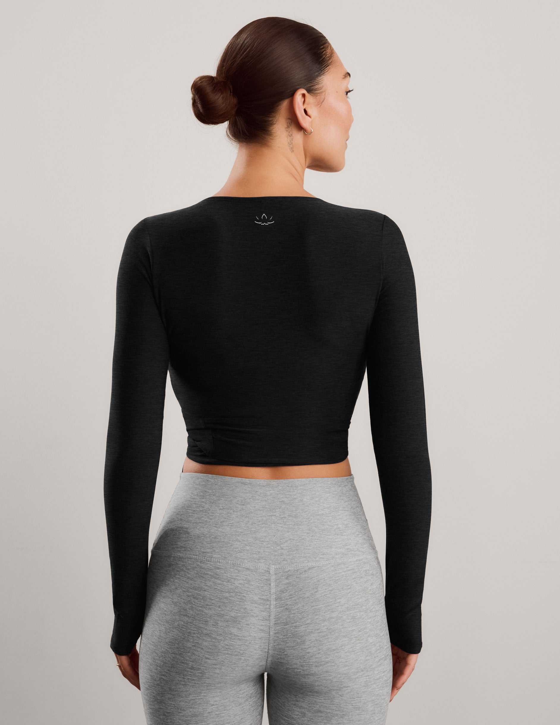 Featherweight Waist No Time Wrap Top - Darkest Night