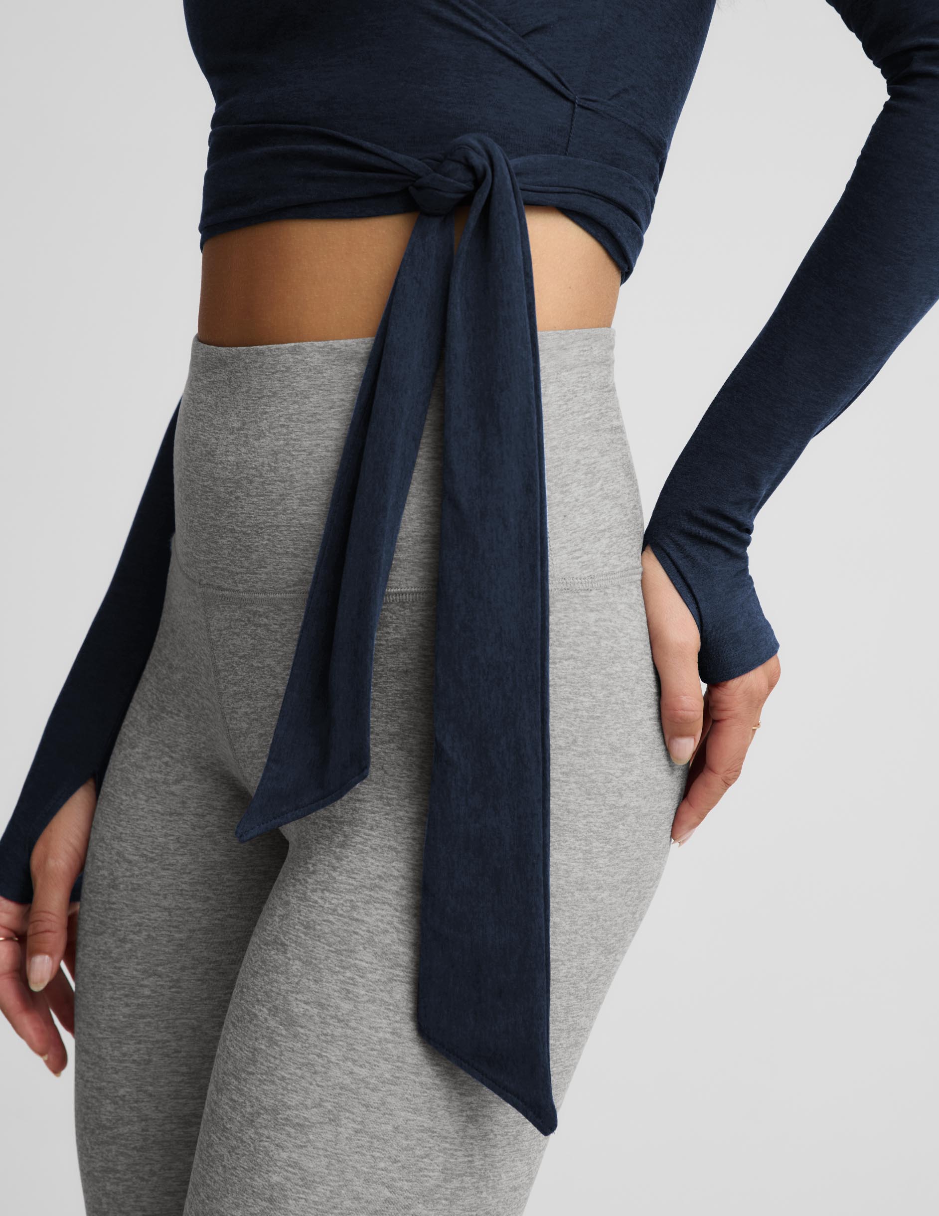 Featherweight Waist No Time Wrap Top - Nocturnal Navy