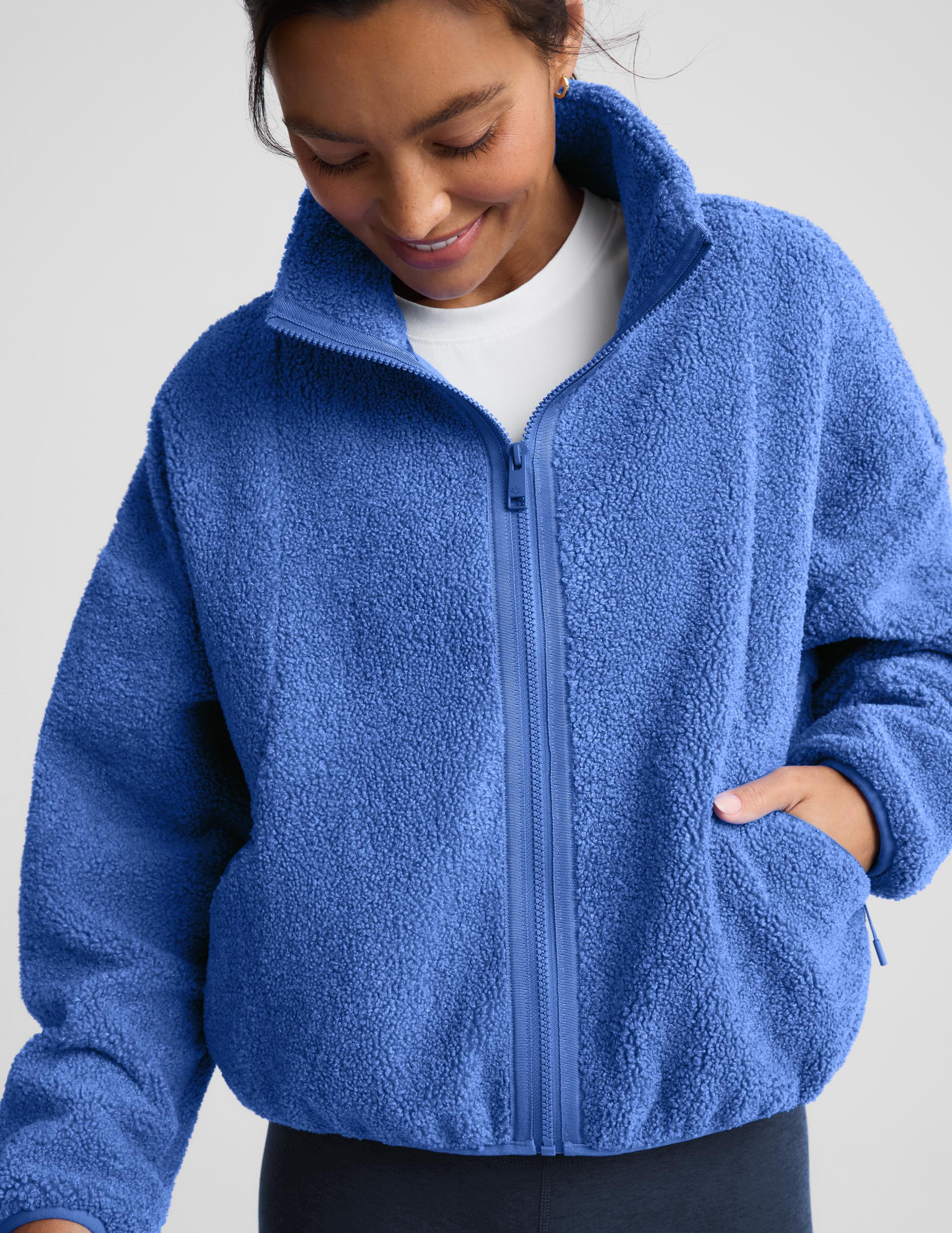 Unity Zip Jacket - Mineral Blue