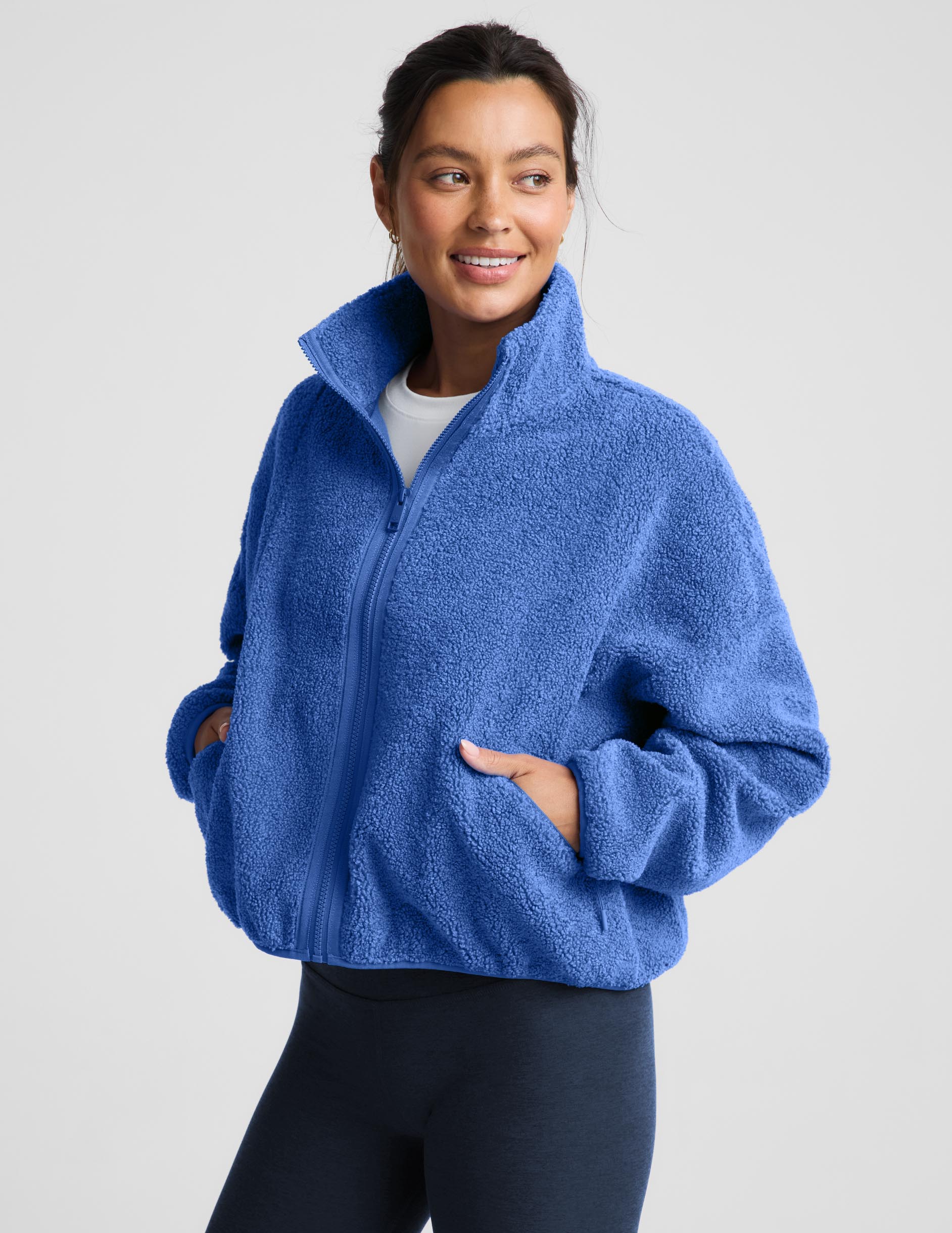 Unity Zip Jacket - Mineral Blue