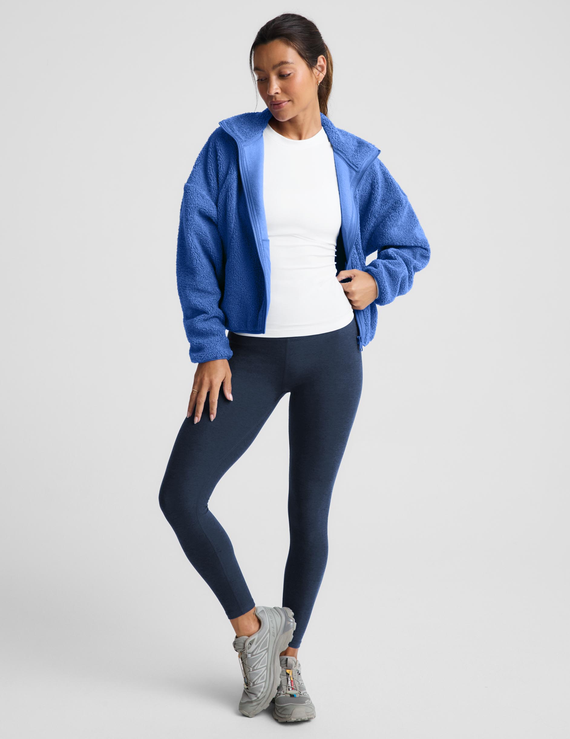 Unity Zip Jacket - Mineral Blue