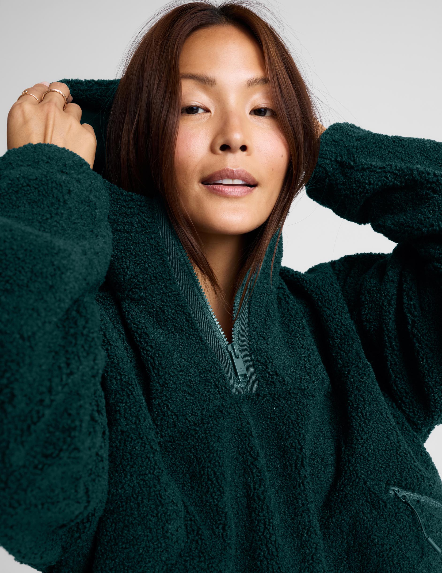 Unity 1/4 Zip Hoodie - Dark Ivy