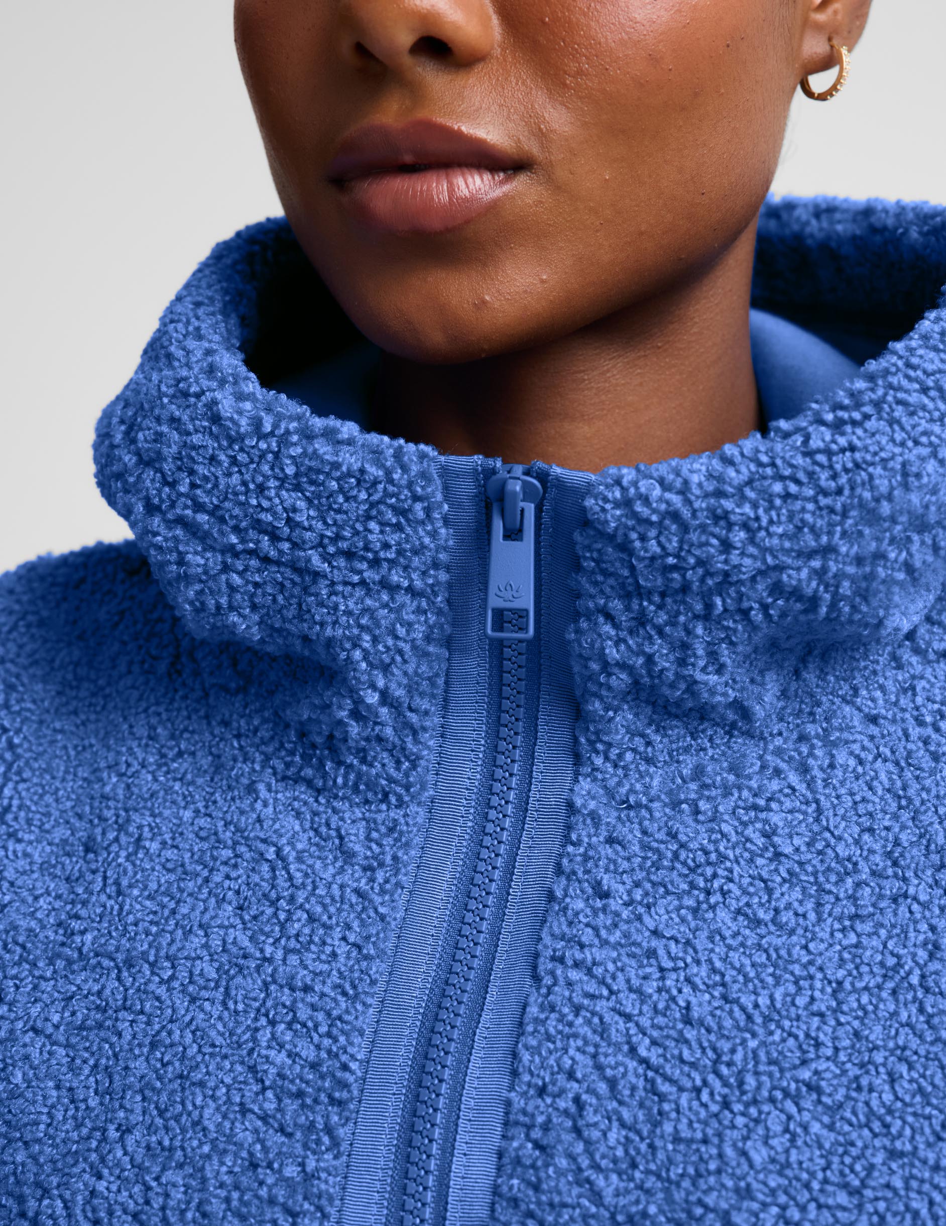 Unity 1/4 Zip Hoodie - Mineral Blue