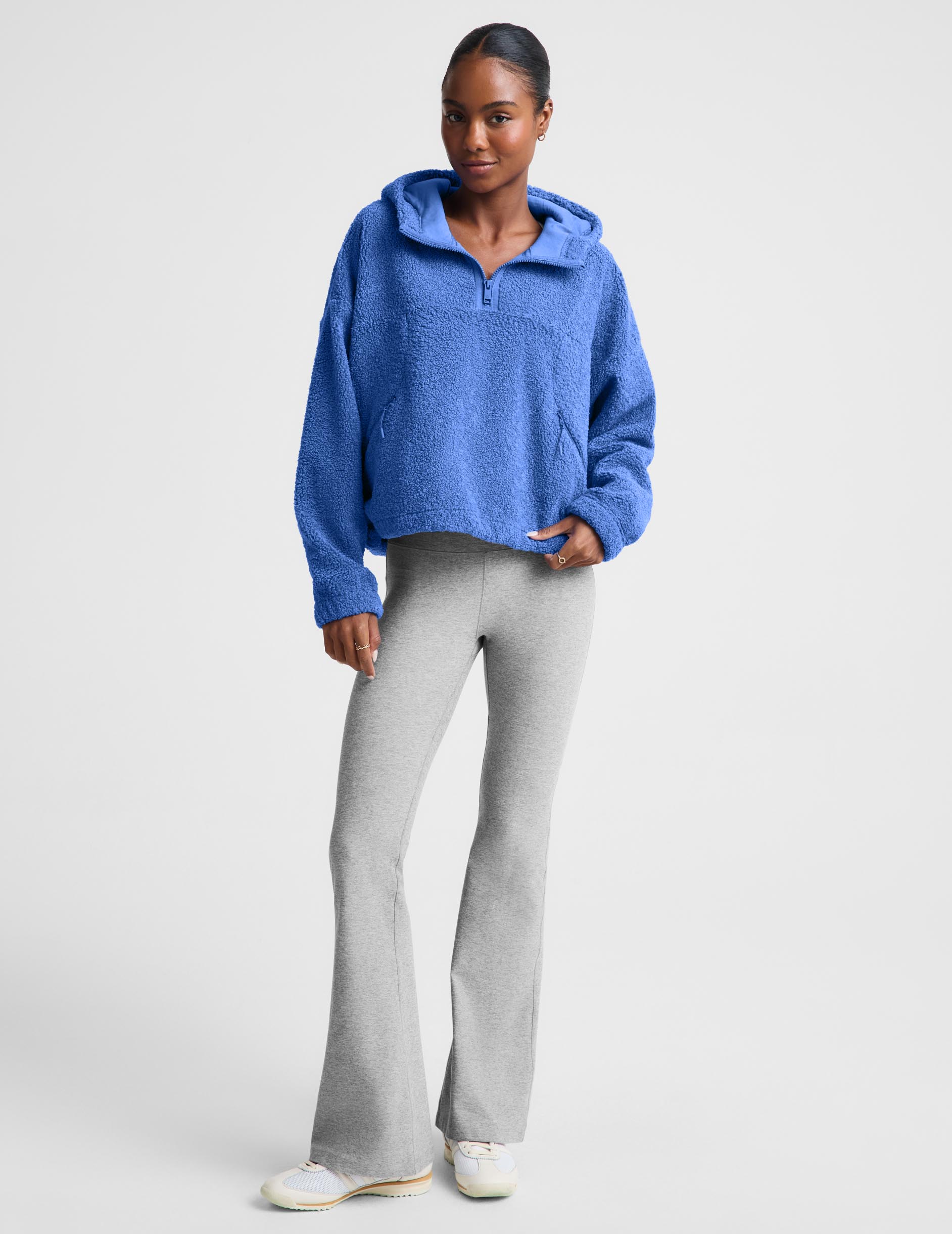 Unity 1/4 Zip Hoodie - Mineral Blue