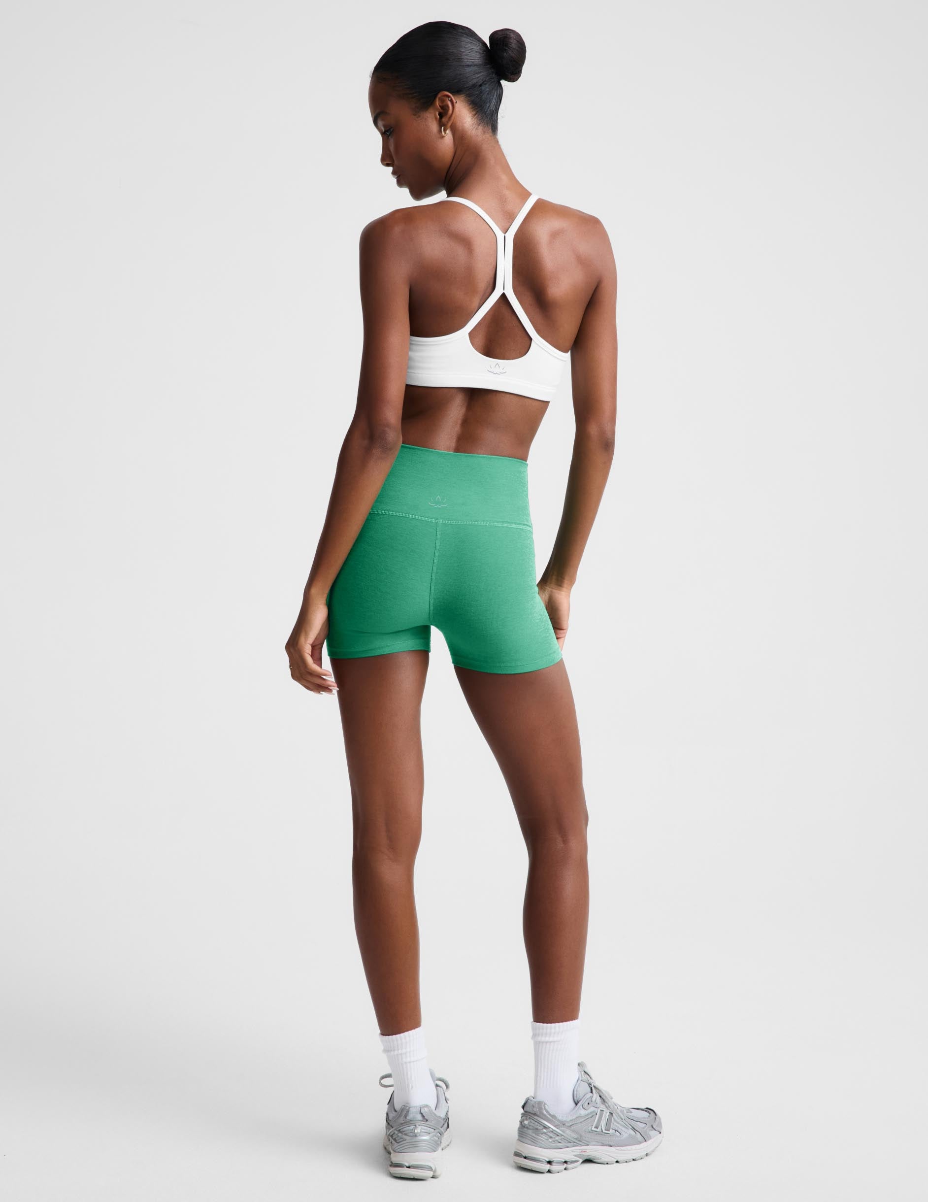 Spacedye™ Keep Pace 3" Short - Bright Emerald Heather