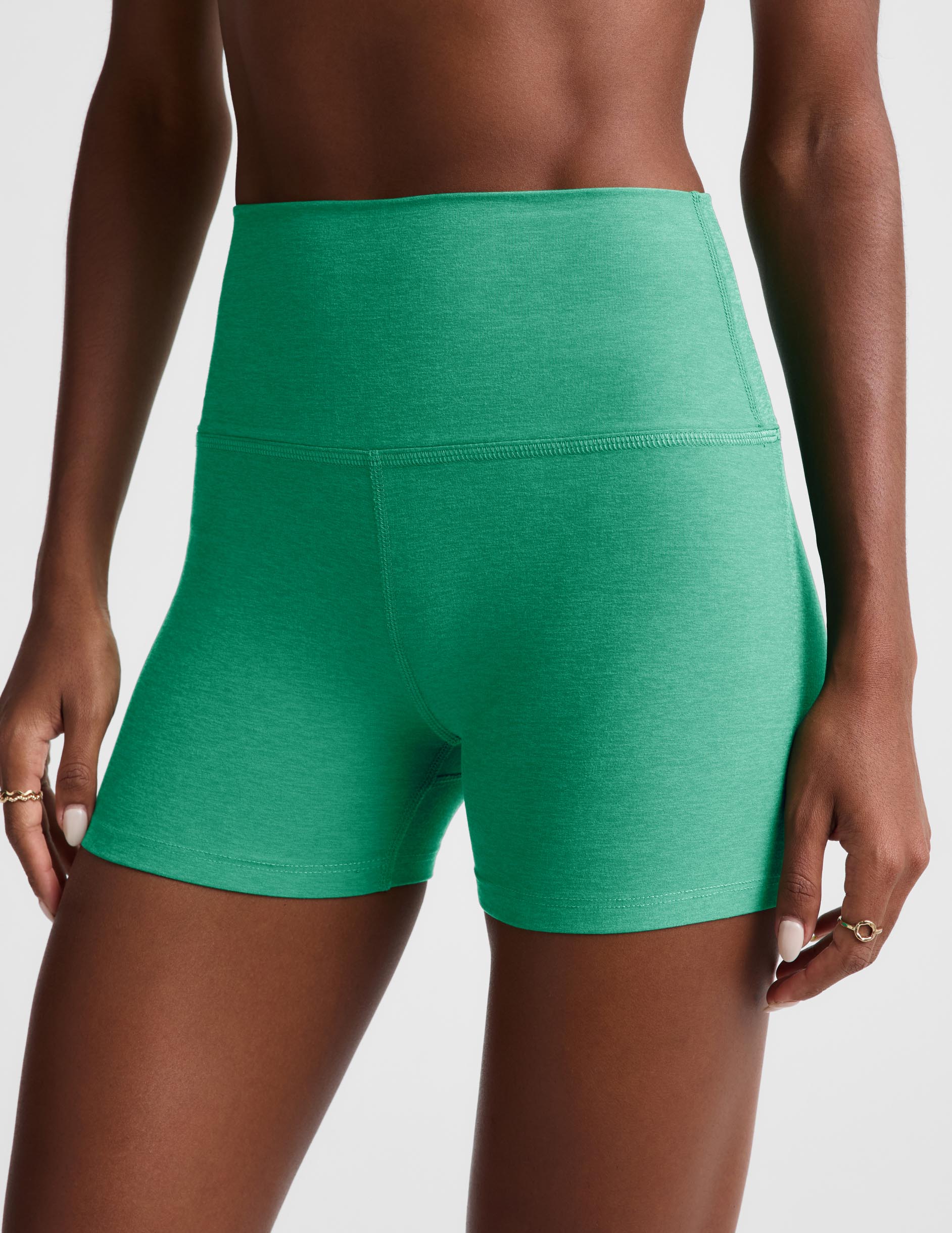 Spacedye™ Keep Pace 3" Short - Bright Emerald Heather