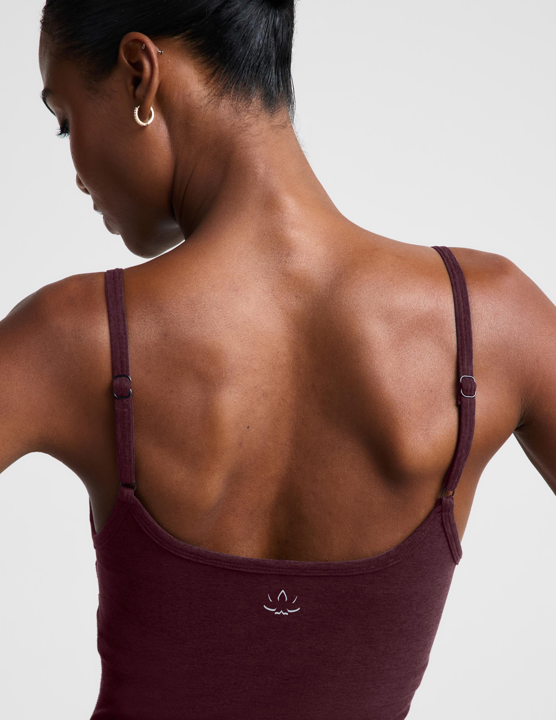 Spacedye™ Uplevel Midi Jumpsuit - Cabernet Heather
