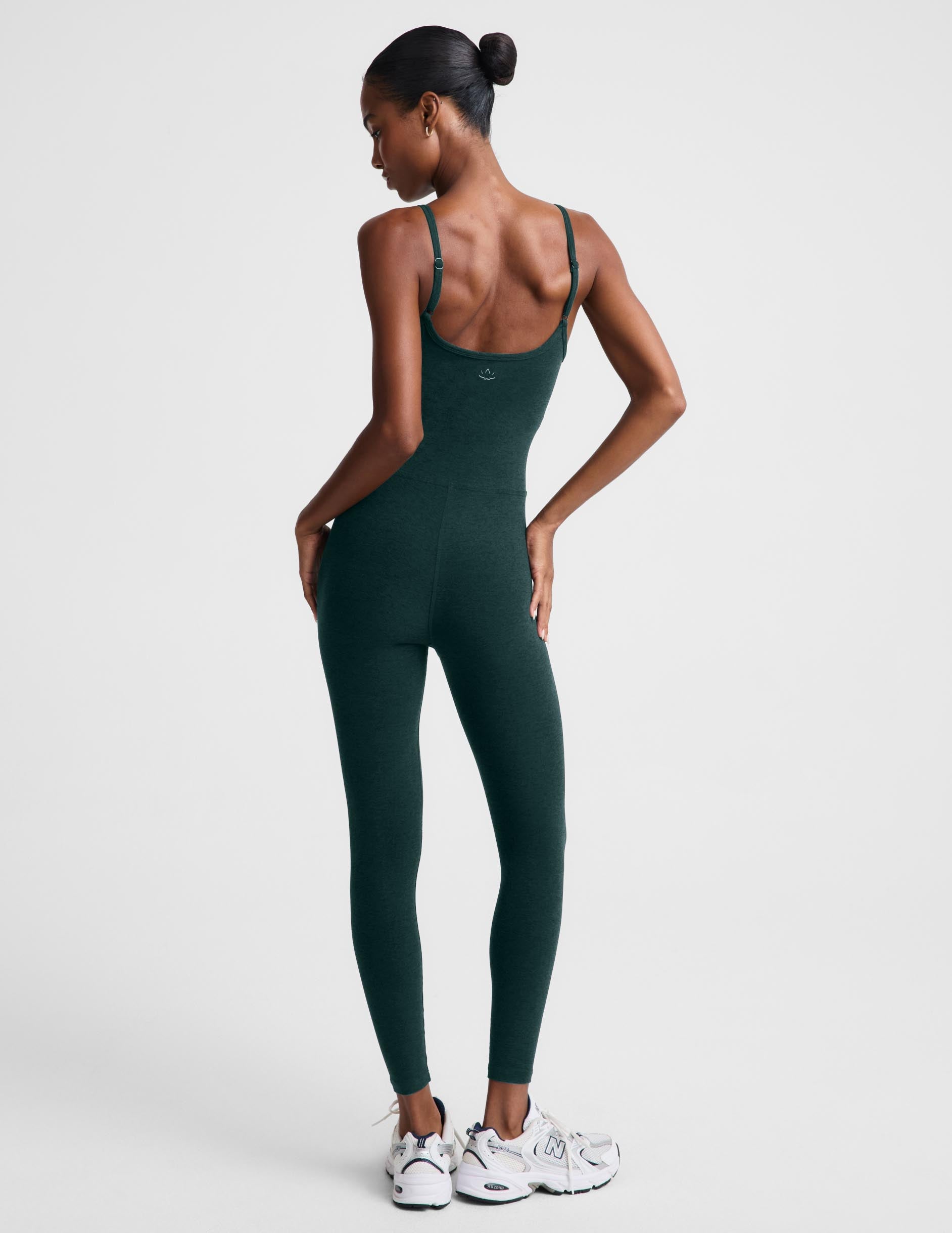 Spacedye™ Uplevel Midi Jumpsuit - Dark Ivy Heather