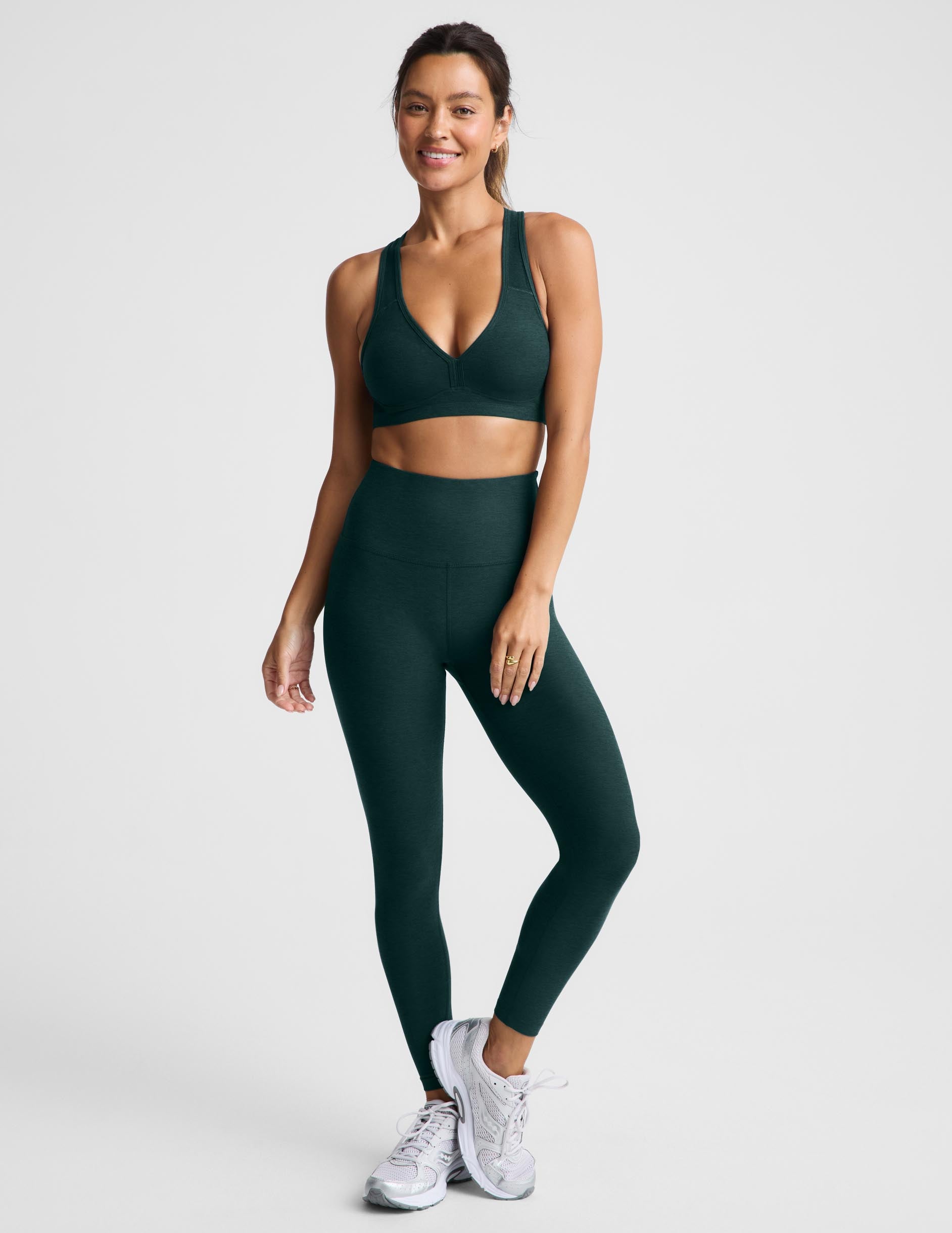 Spacedye™ Lift Your Spirits Bra - Dark Ivy Heather