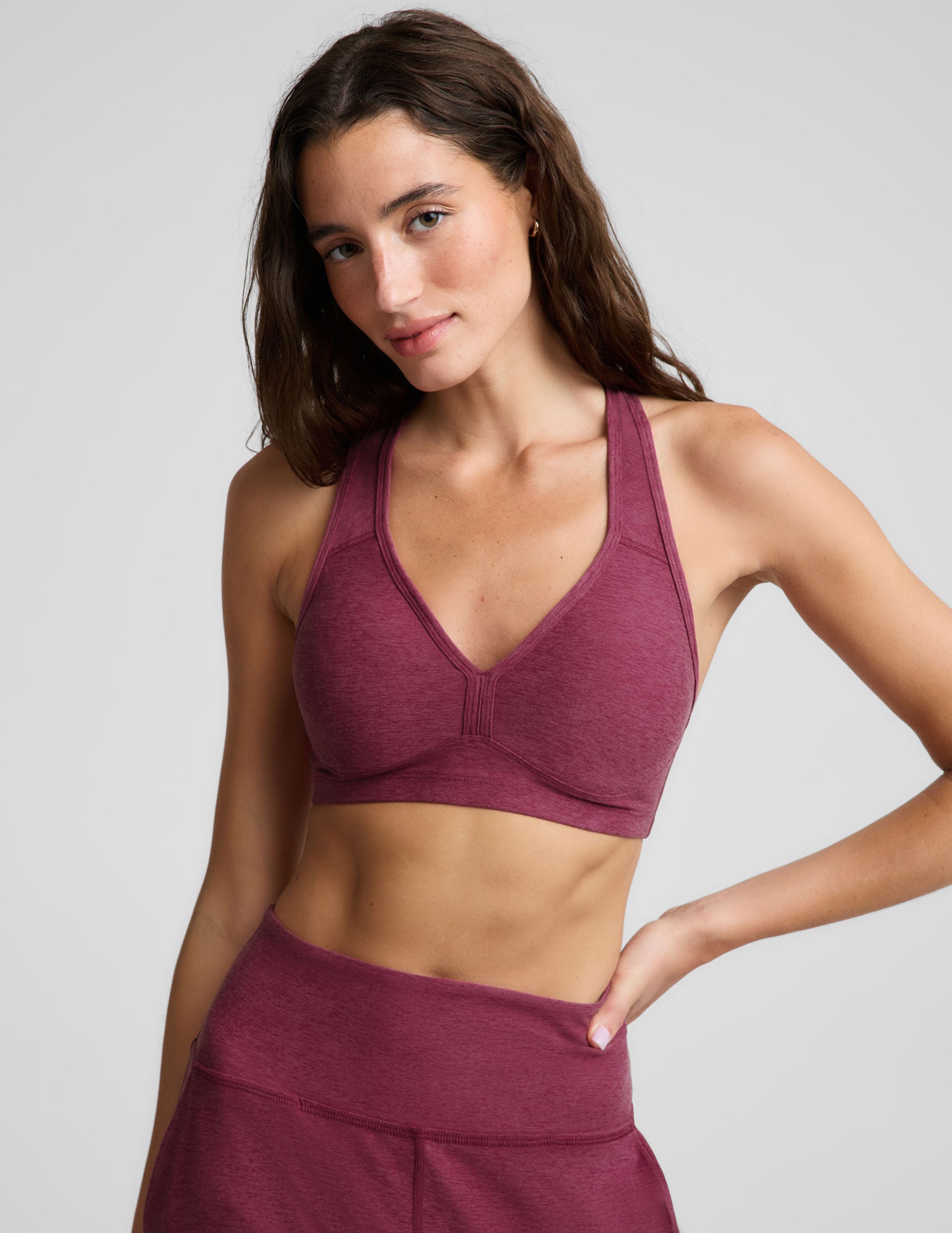 Spacedye™ Lift Your Spirits Bra - Pomegranate Heather