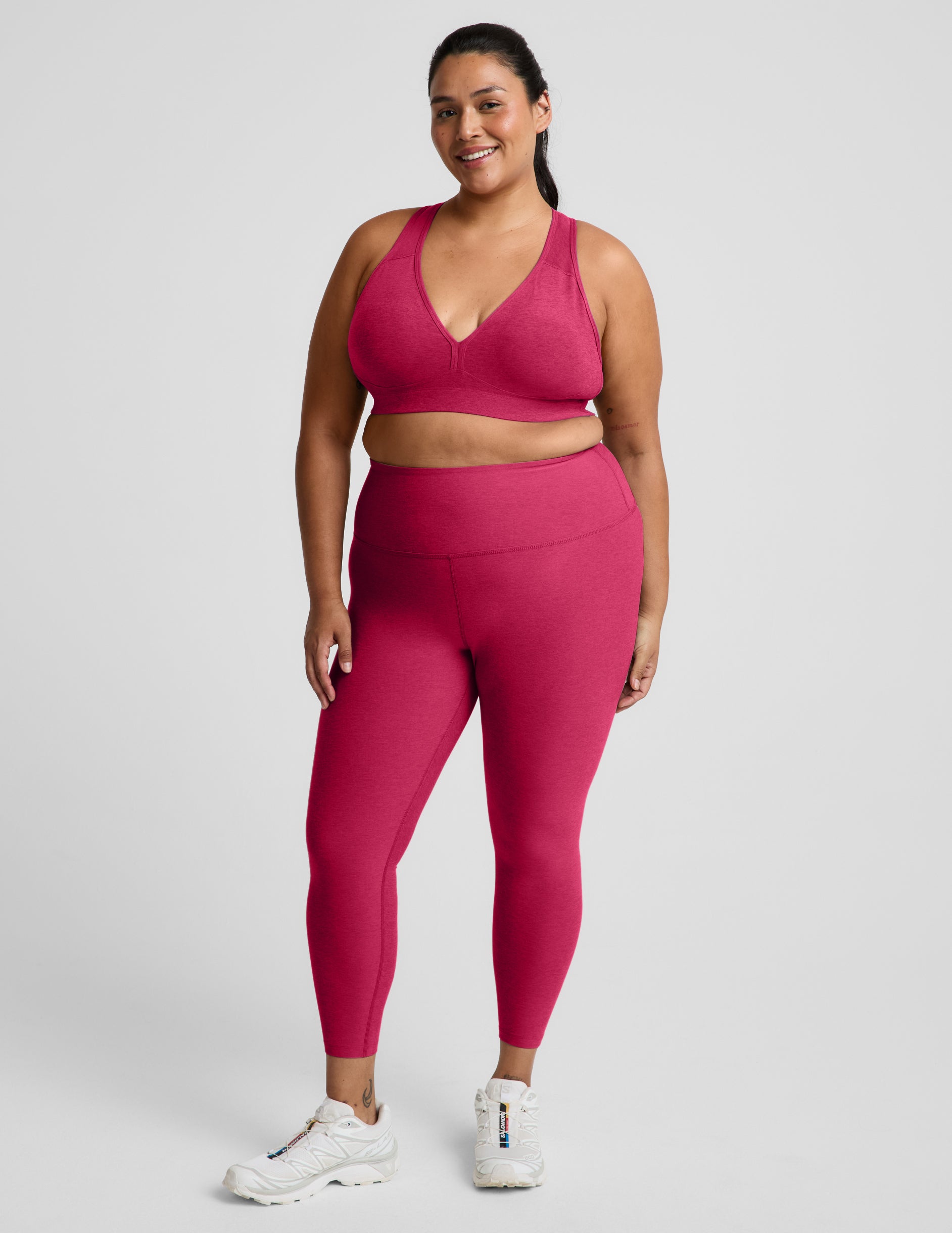 Spacedye™ Lift Your Spirits Bra - Berry Red Heather