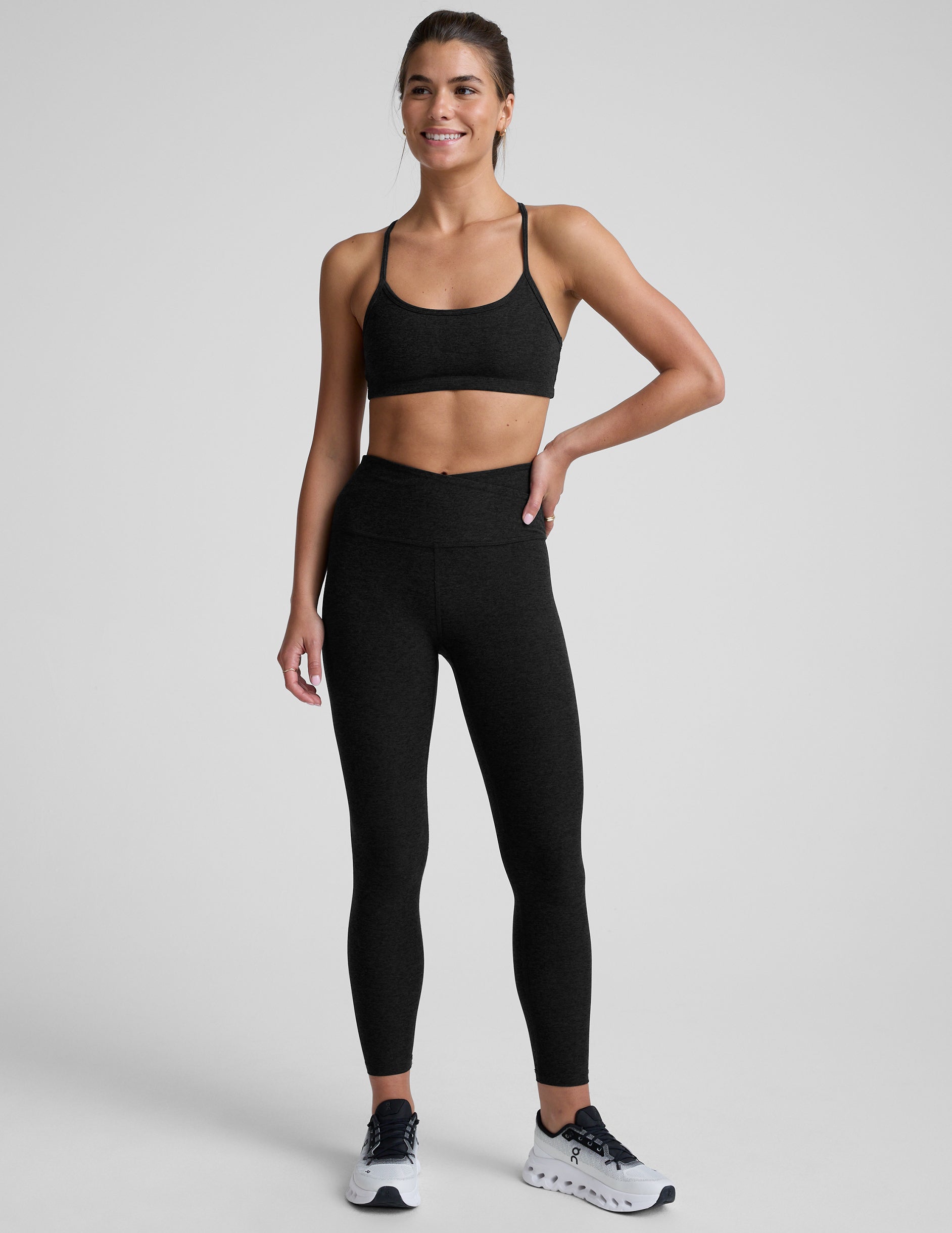 Spacedye™ Slim Racerback Bra - Darkest Night