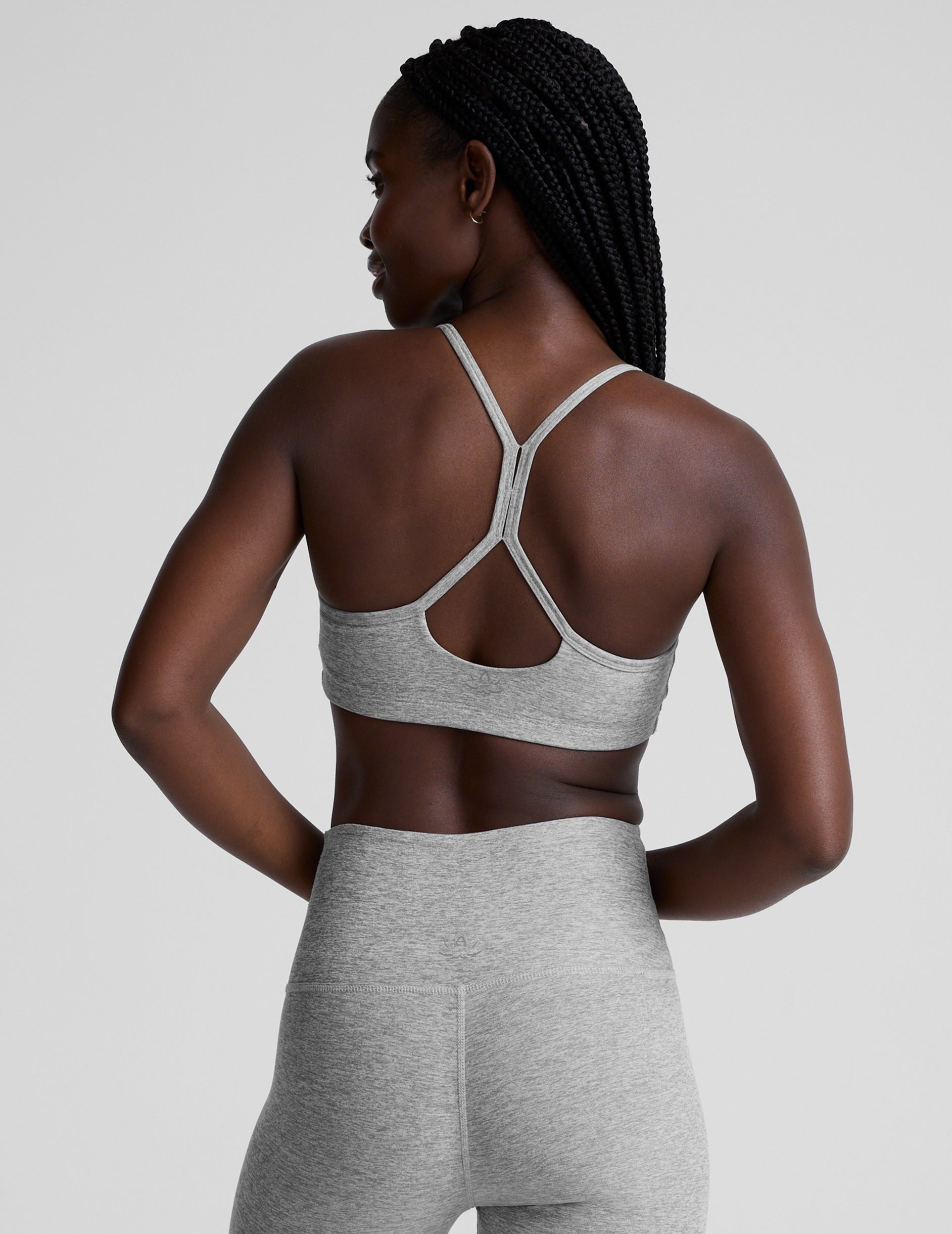 Spacedye™ Slim Racerback Bra - Silver Mist