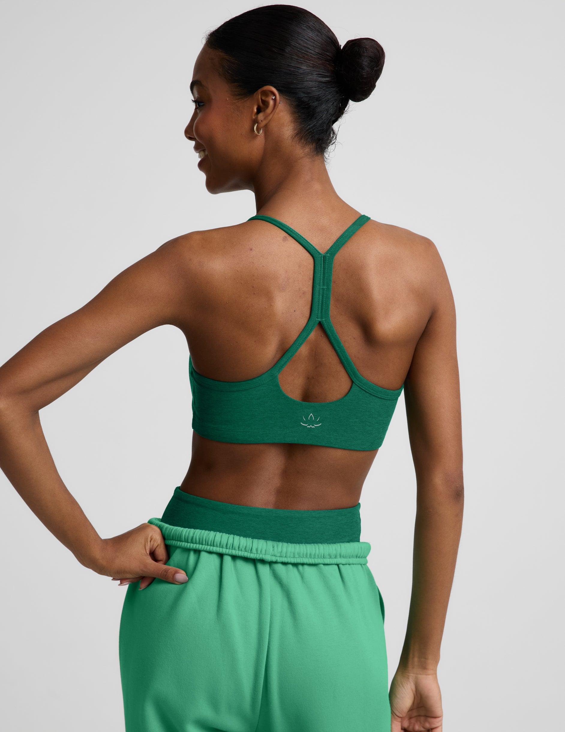 Spacedye™ Slim Racerback Bra - Legacy Pine Heather