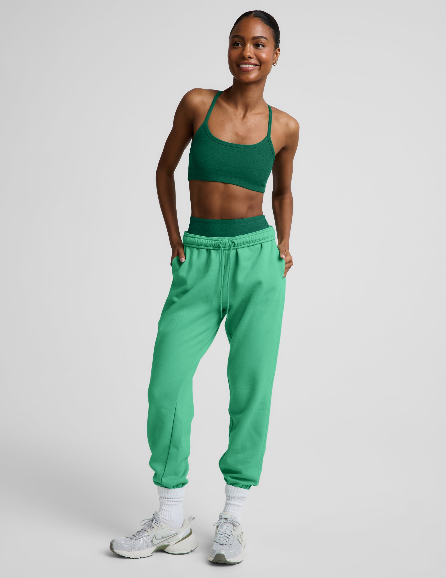 Spacedye™ Slim Racerback Bra - Legacy Pine Heather