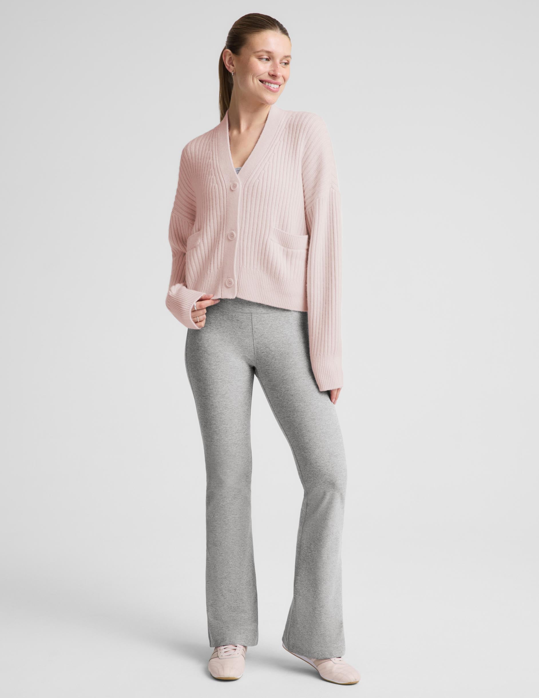 Wool Blend Cardigan - Soft Orchid