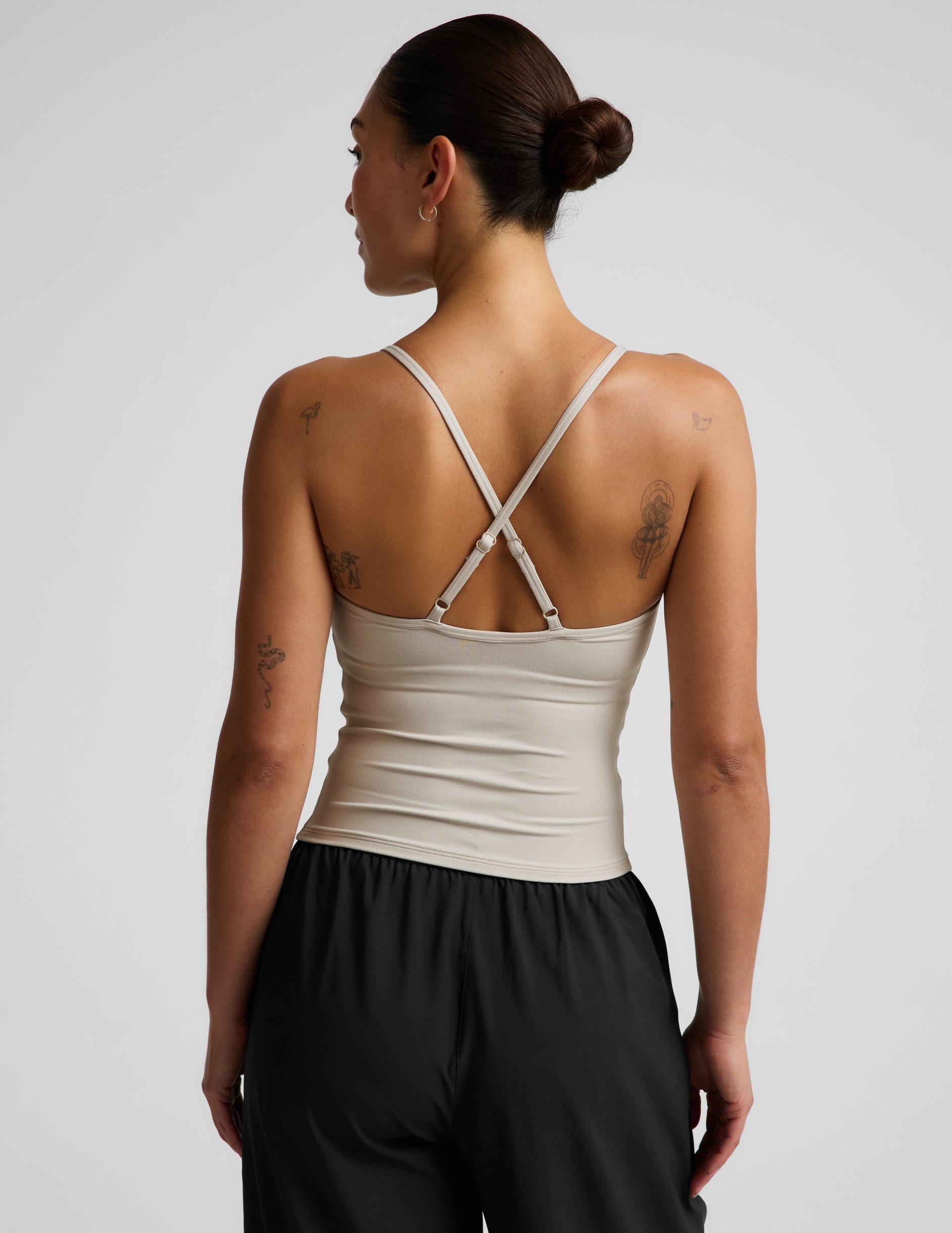 Cowl Neck Tank - Oat