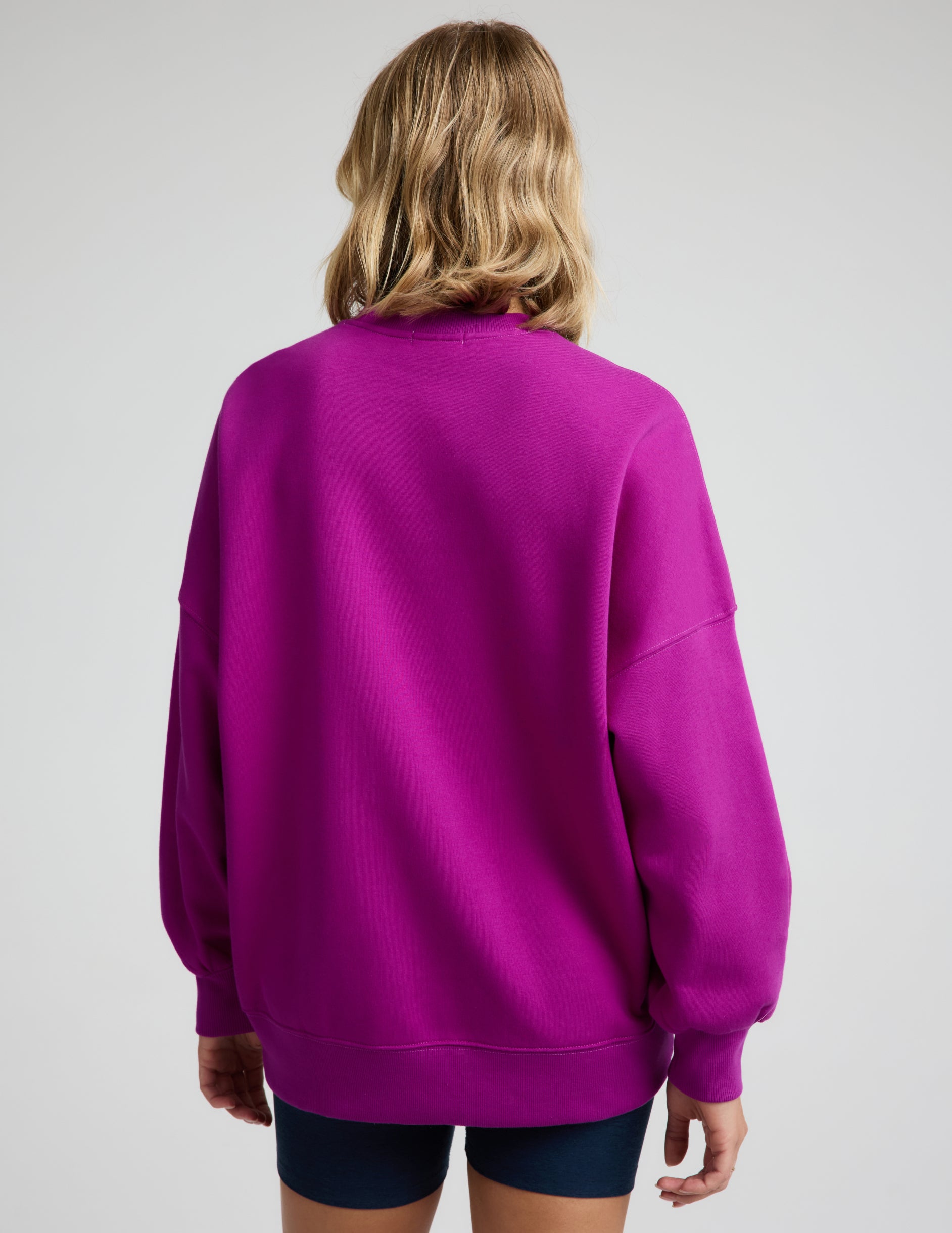 LuxeFleece 2.0™ Oversized Crewneck - Berry Bliss