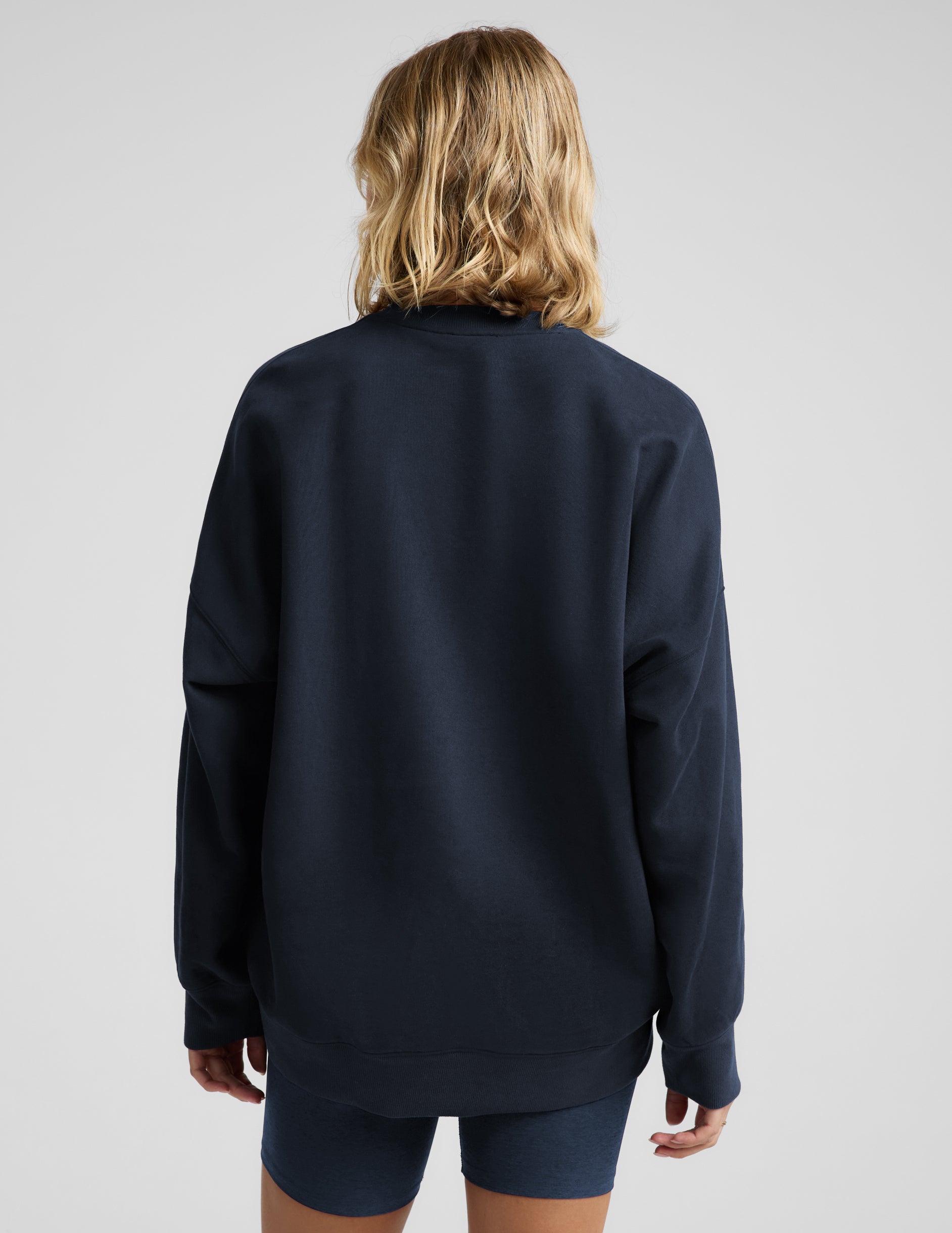 LuxeFleece 2.0™ Oversized Crewneck - Nocturnal Navy