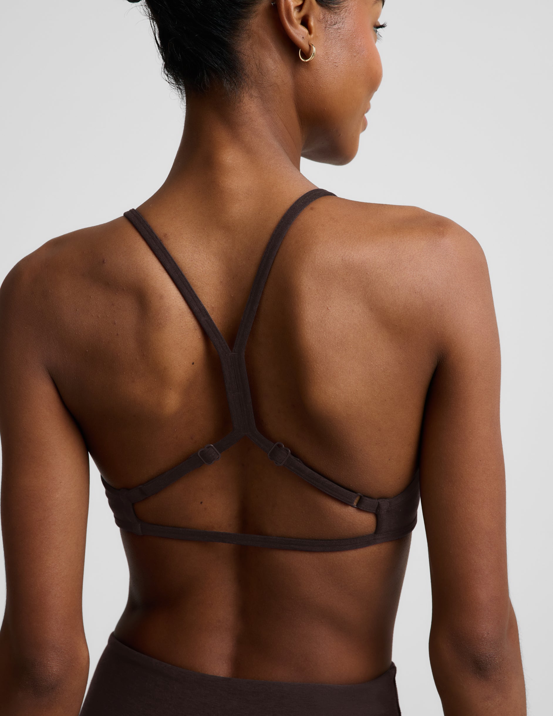 Spacedye™ Minimal Bra - Dark Chocolate Heather