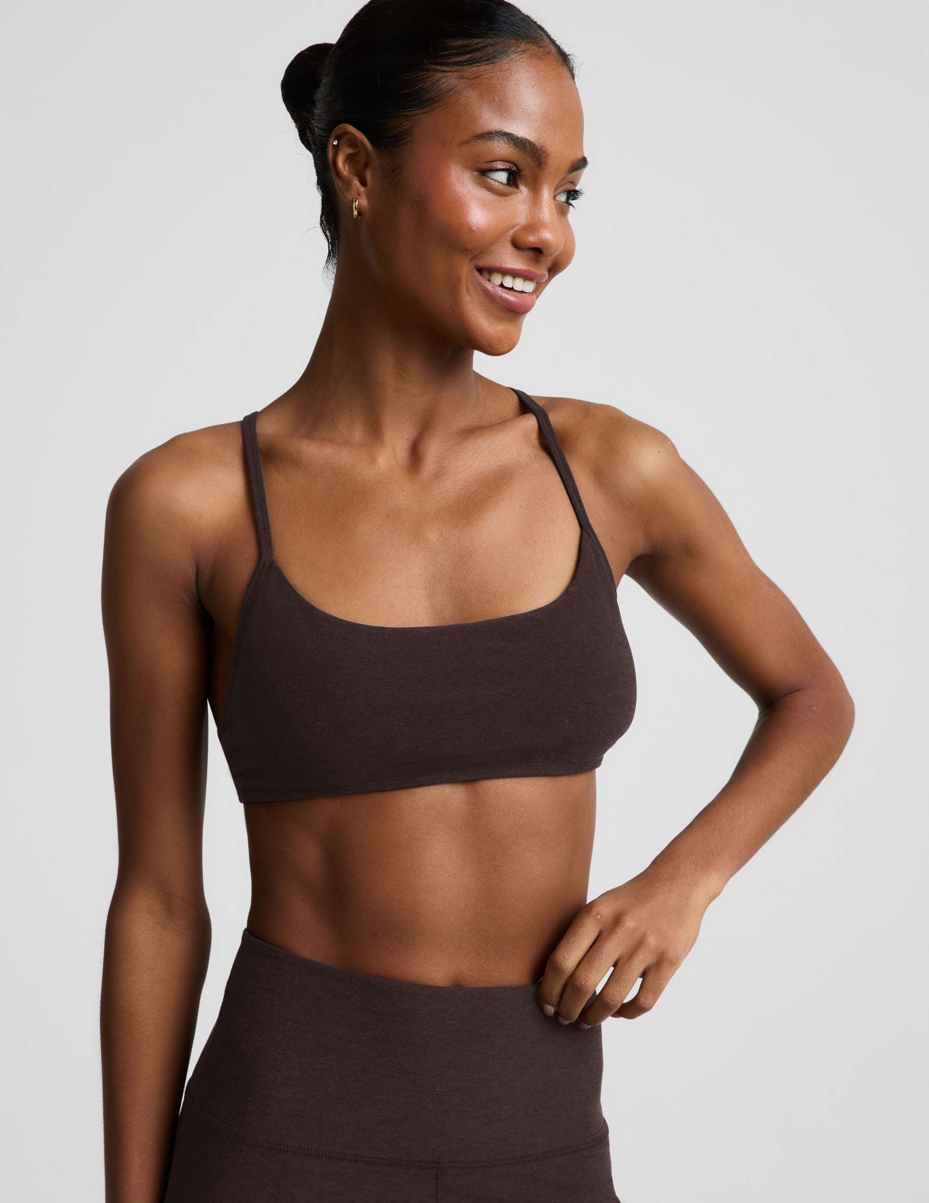 Spacedye™ Minimal Bra - Dark Chocolate Heather
