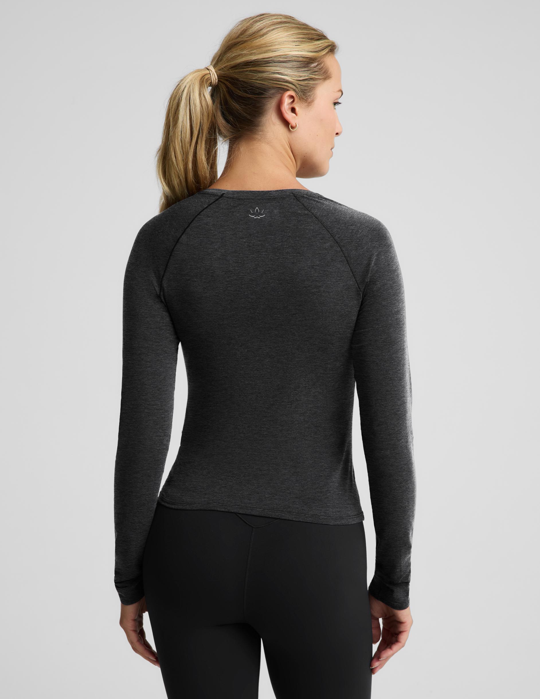 Breezeweight Active Long Sleeve - Faded Black